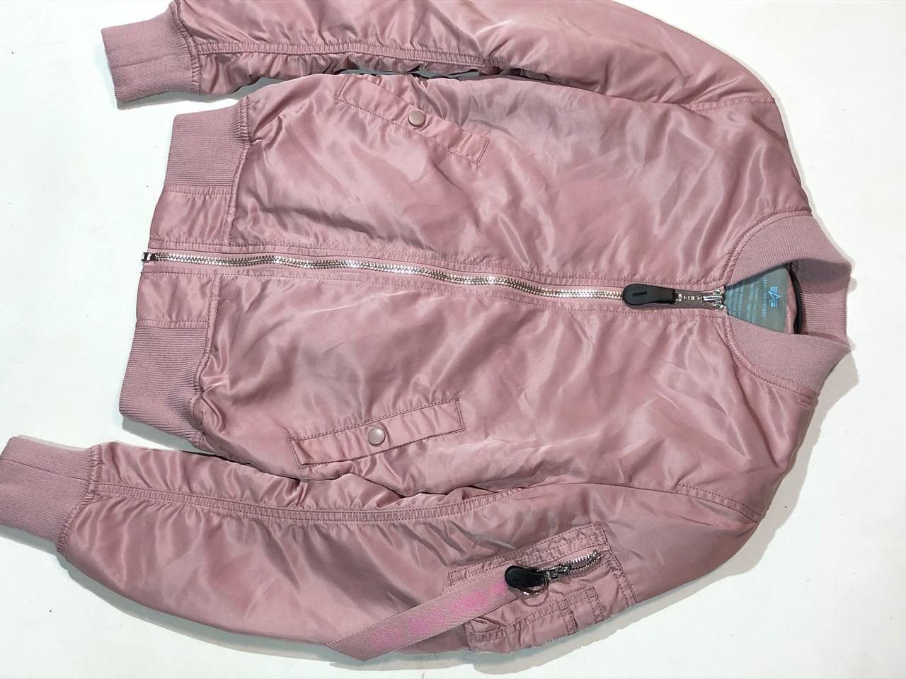 Alpha Industries Alpha Industries Woomens Bomber Jacket Pink Size S / US 4 / IT 40 - 7 Thumbnail