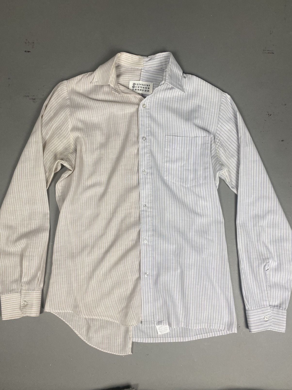 Maison margiela artisnal line 0 reconstruted shirt 90s