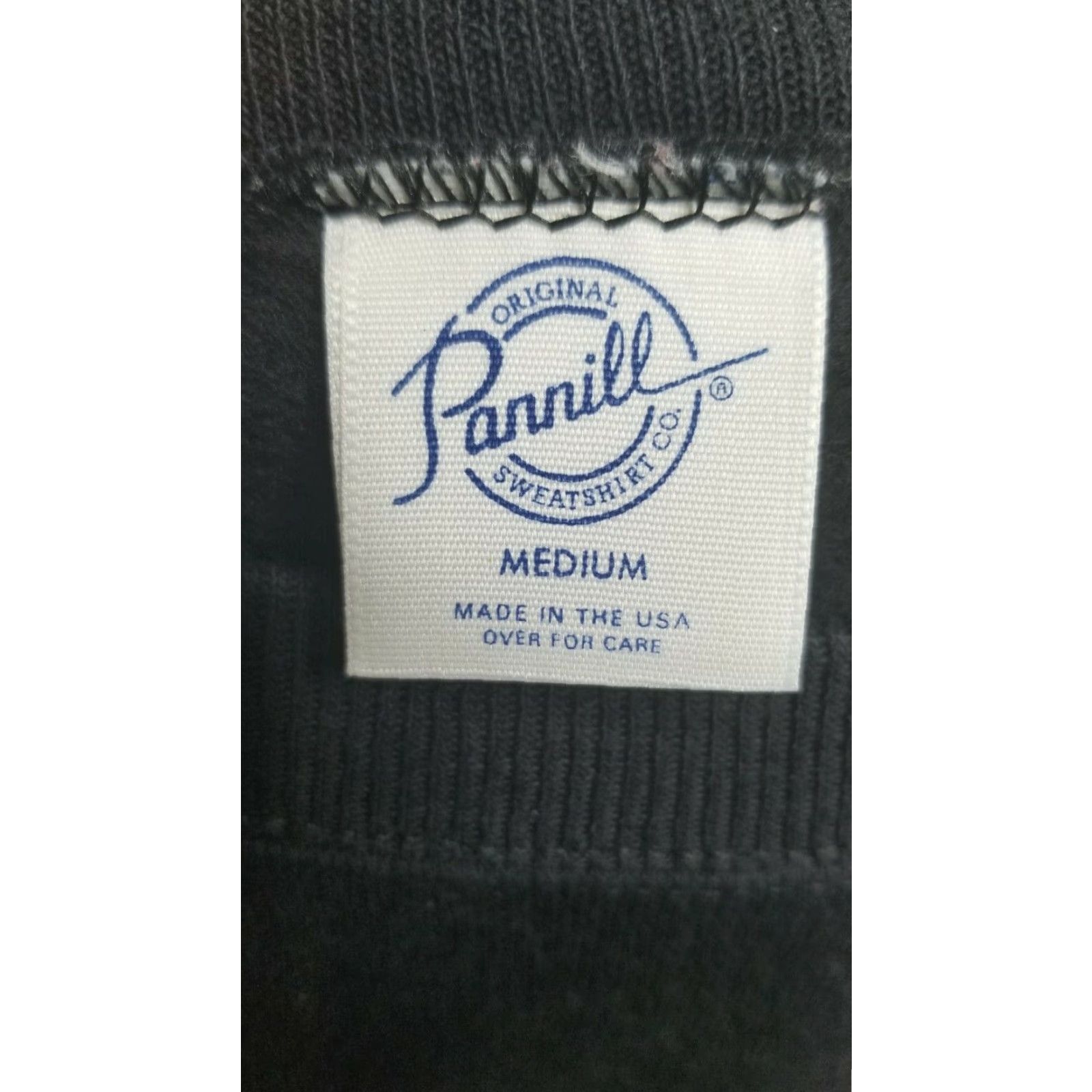 Vintage VINTAGE Pannill Floral Sweatshirt Mens M Crewneck Black Puff Paint Cotton Blend Embellished 90s Aztec Southwestern Size US M / EU 48-50 / 2 - 5 Thumbnail