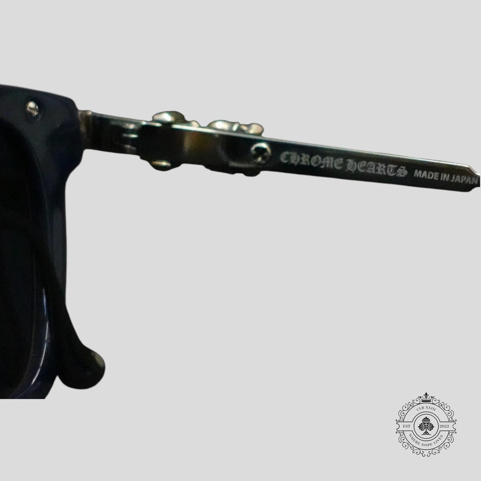 Chrome Hearts Chrome Hearts Overpoked Sunglasses in Silver/Blue Size ONE SIZE - 5 Thumbnail