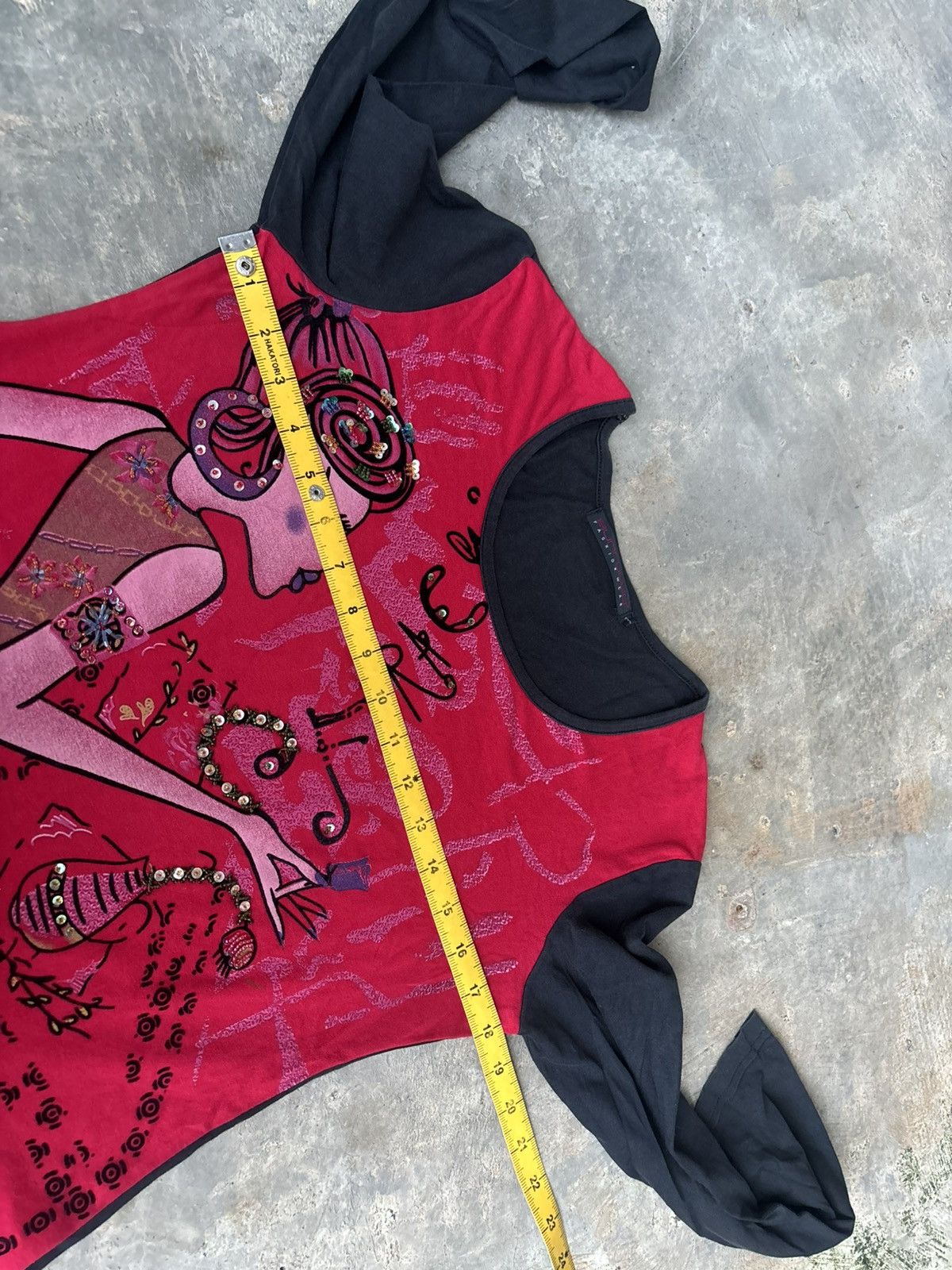 Hysteric Glamour × Japanese Brand Y2k Opium Sunrucco Punk Style Women's Longsleeve Size M / US 6-8 / IT 42-44 - 9 Thumbnail