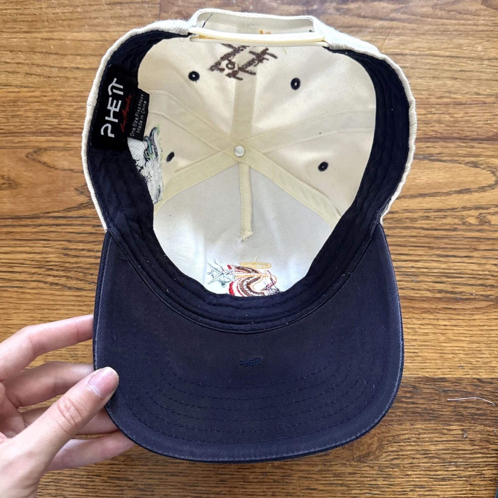 Vintage PHEIT Seattle Snapback Cap Green Men One Size Cap White Blue Size ONE SIZE - 7 Thumbnail