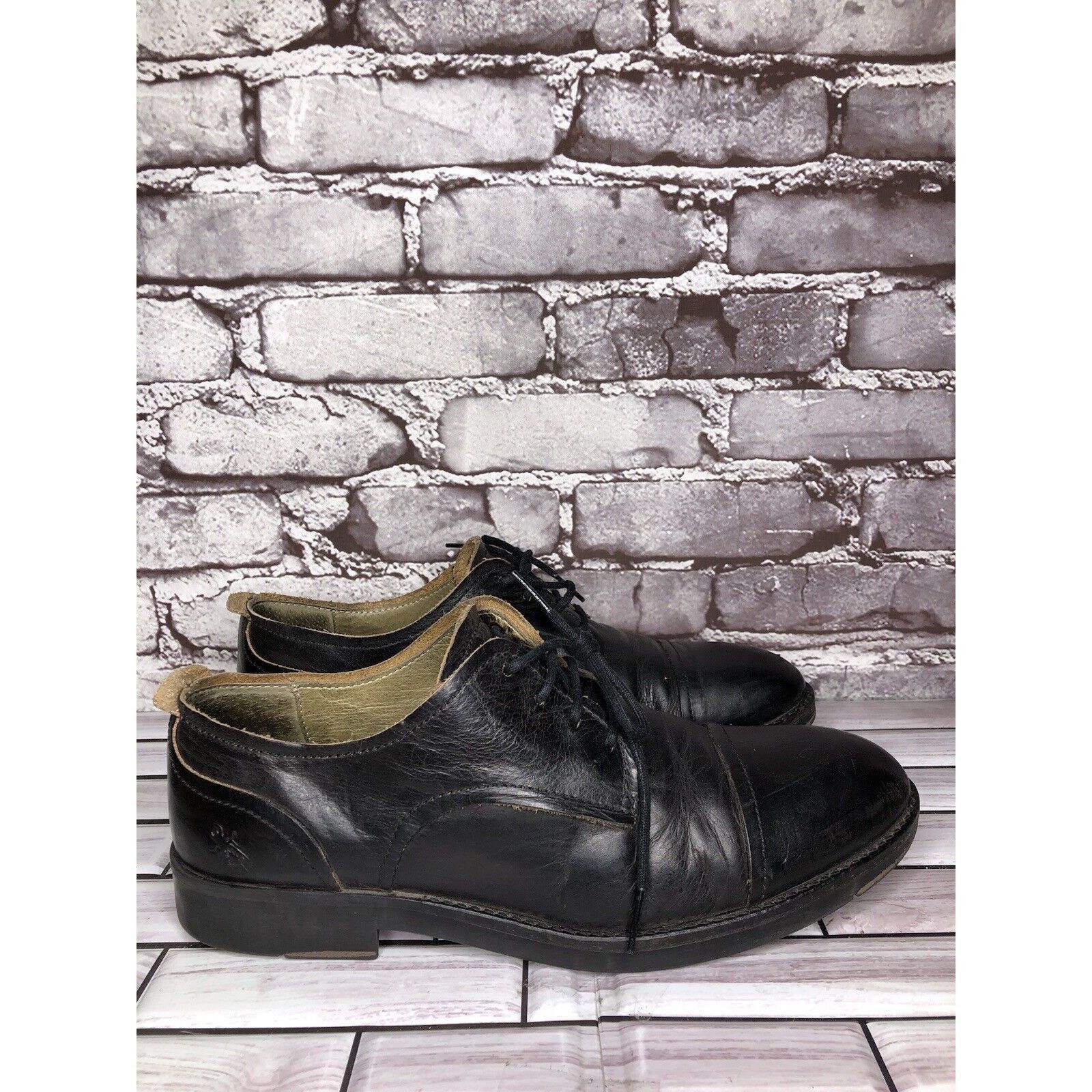 Fly London Fly London Black Leather Cap Toe Comfort Lace Up Oxfords Sho Size US 10 / EU 43 - 20 Thumbnail