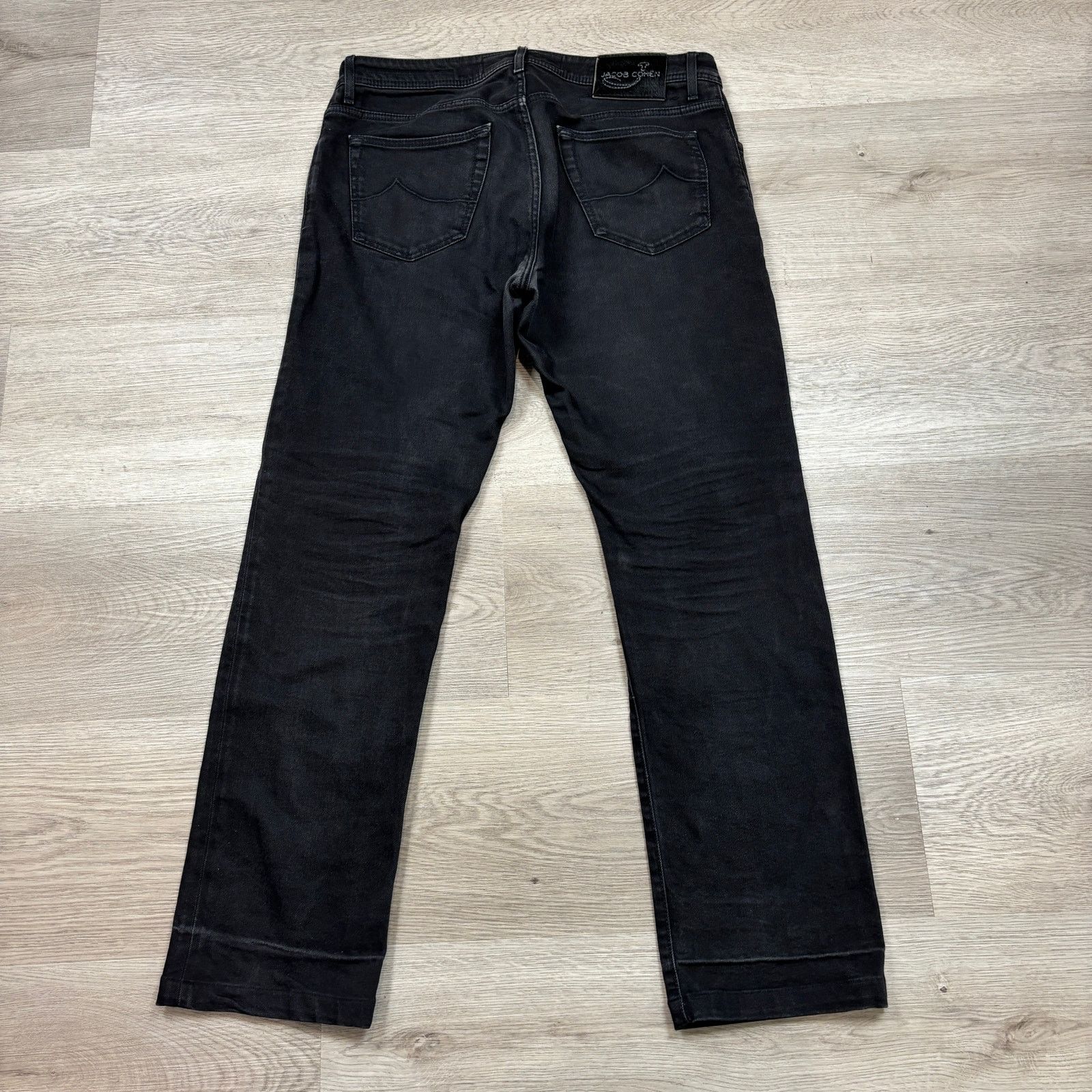 Jacob Cohen Jacob Cohen J620 Handmade Tailored Black Jeans Men's 36x31 Size US 36 / EU 52 - 3 Thumbnail