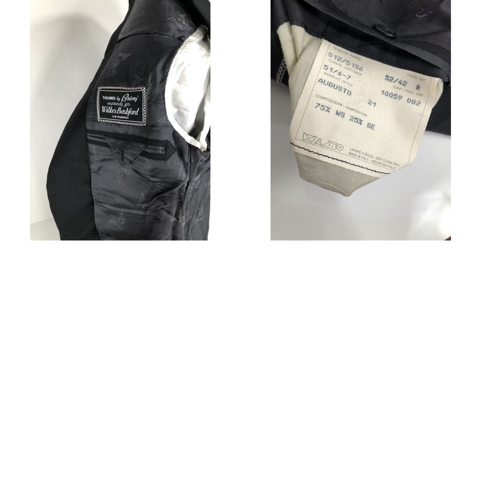 Brioni BRIONI / Bashford Blazer Jacket Wool 3 Button 42R Black Men Blazer Italy VN48 Size 42R - 8 Thumbnail