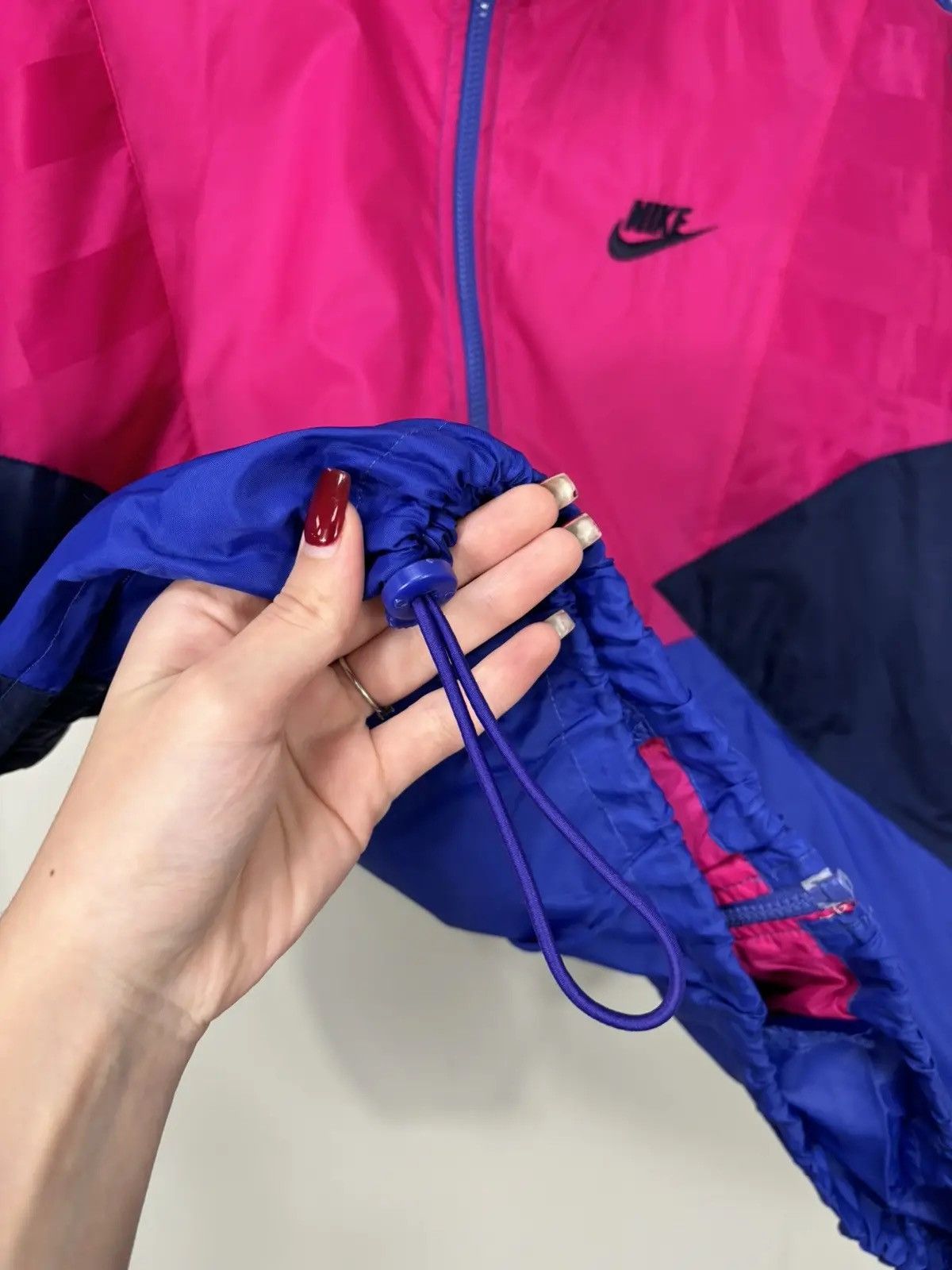 Nike × Vintage Vintage 90s Nike Y2K Full Zip Retro Nylon Track Jacket Size US M / EU 48-50 / 2 - 7 Thumbnail