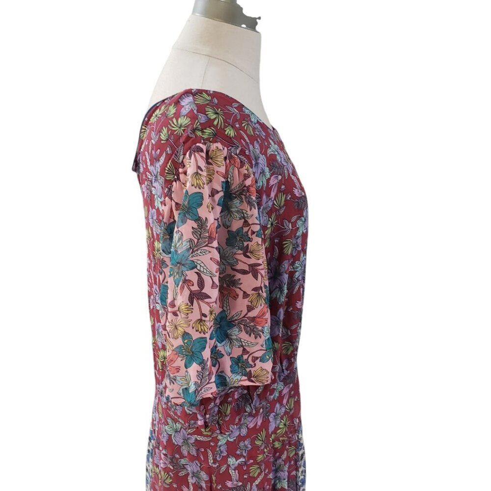 Designer CT1782 Johnny Was-Jade Collection NWOT Floral Lined Dress XL Size XL / US 12-14 / IT 48-50 - 3 Thumbnail