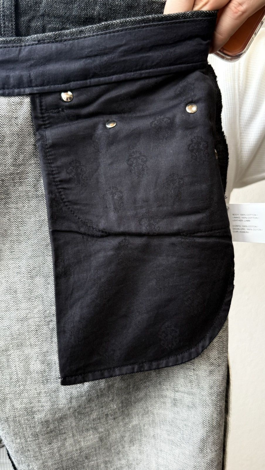 Chrome Hearts Chrome Hearts Multi Star Patch Selvedge Jeans Size US 31 - 18 Thumbnail