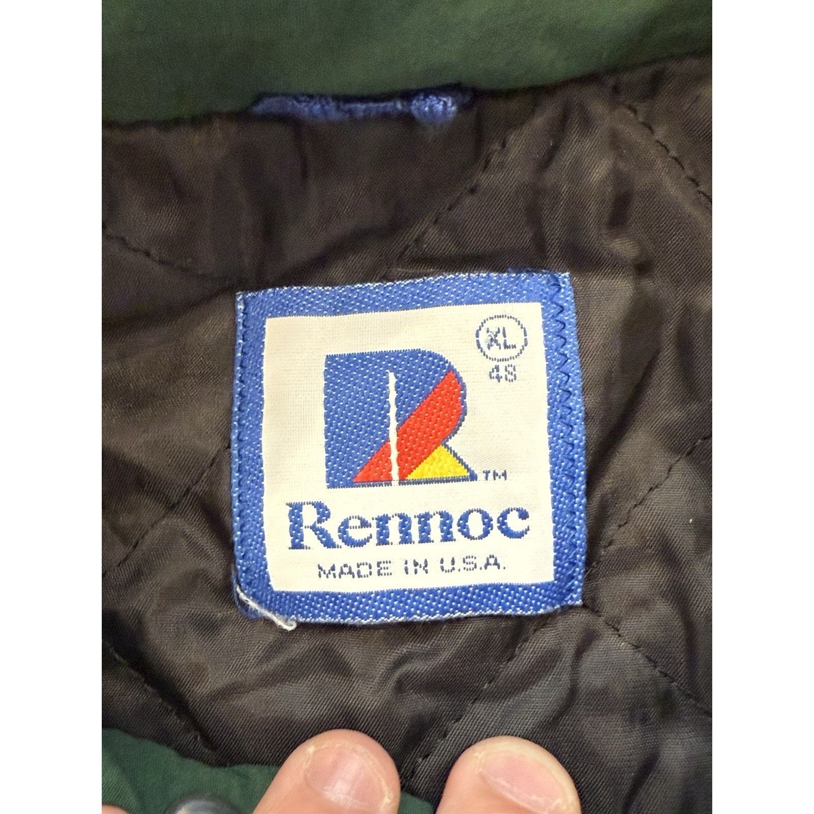 Rennoc VINTAGE Rennoc Jacket Team Evergreen Windbreaker Quilt Lined Size US XL / EU 56 / 4 - 4 Thumbnail