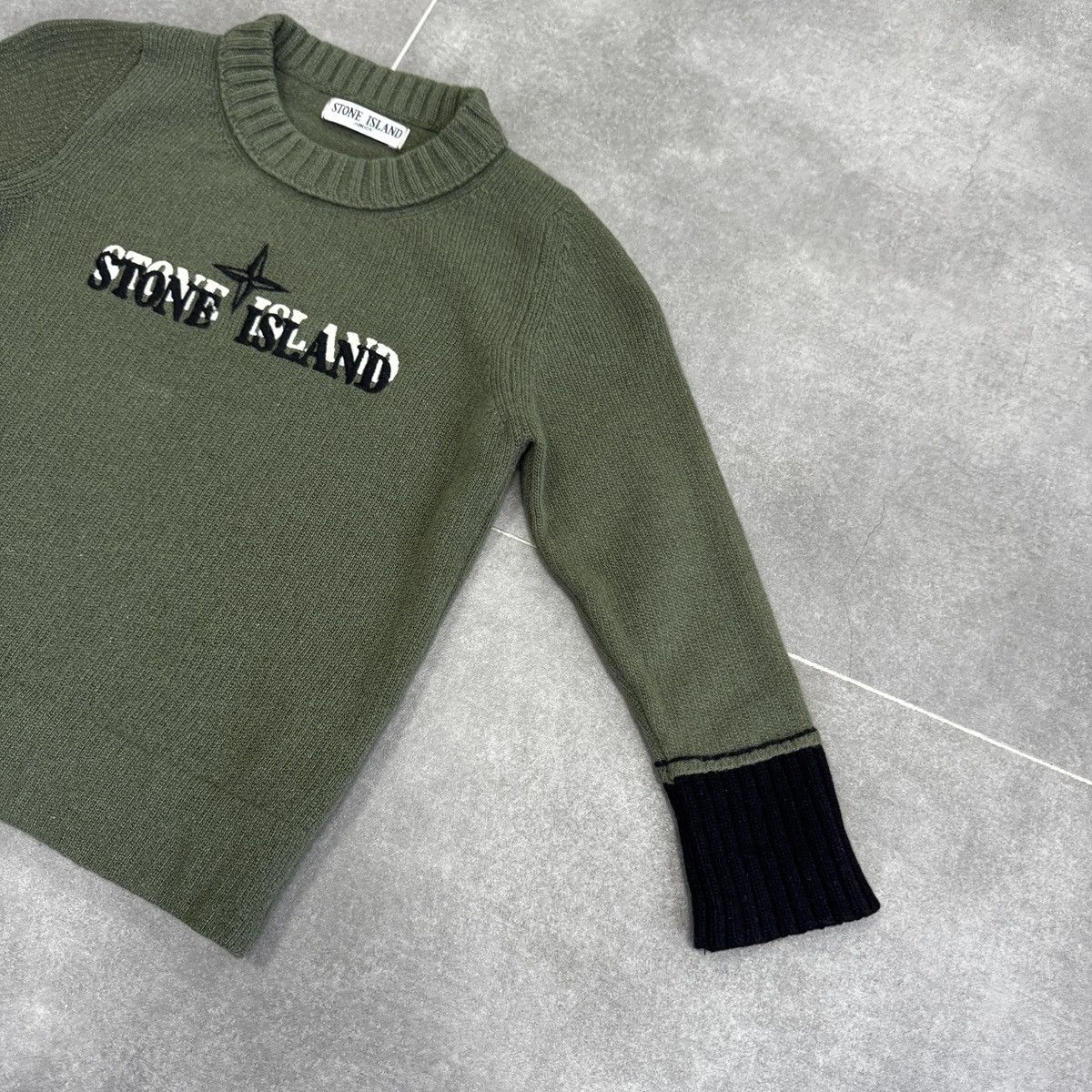 Stone Island Stone Island Junior Knit Wool Sweater Size 4/104 Size US XXS / EU 40 - 4 Thumbnail