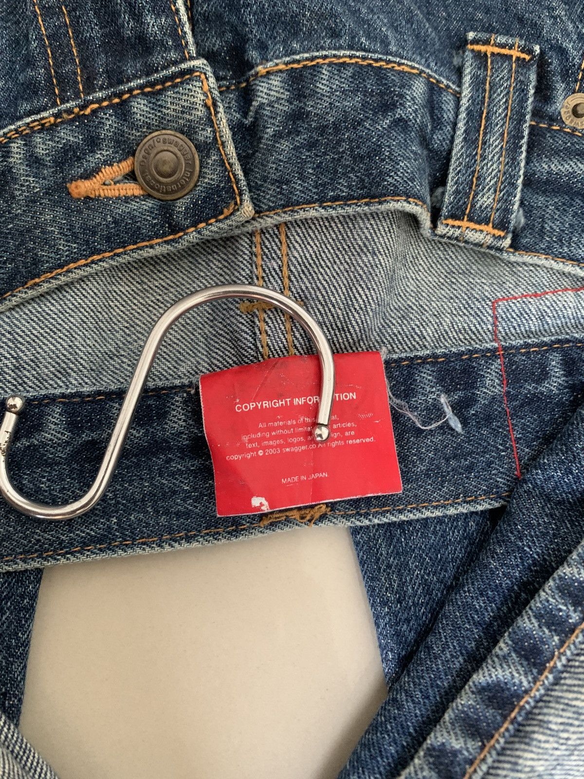 Swagger Swagger Japan Denim Redline Selvedge Baggy Jeans Size US 36 / EU 52 - 7 Thumbnail