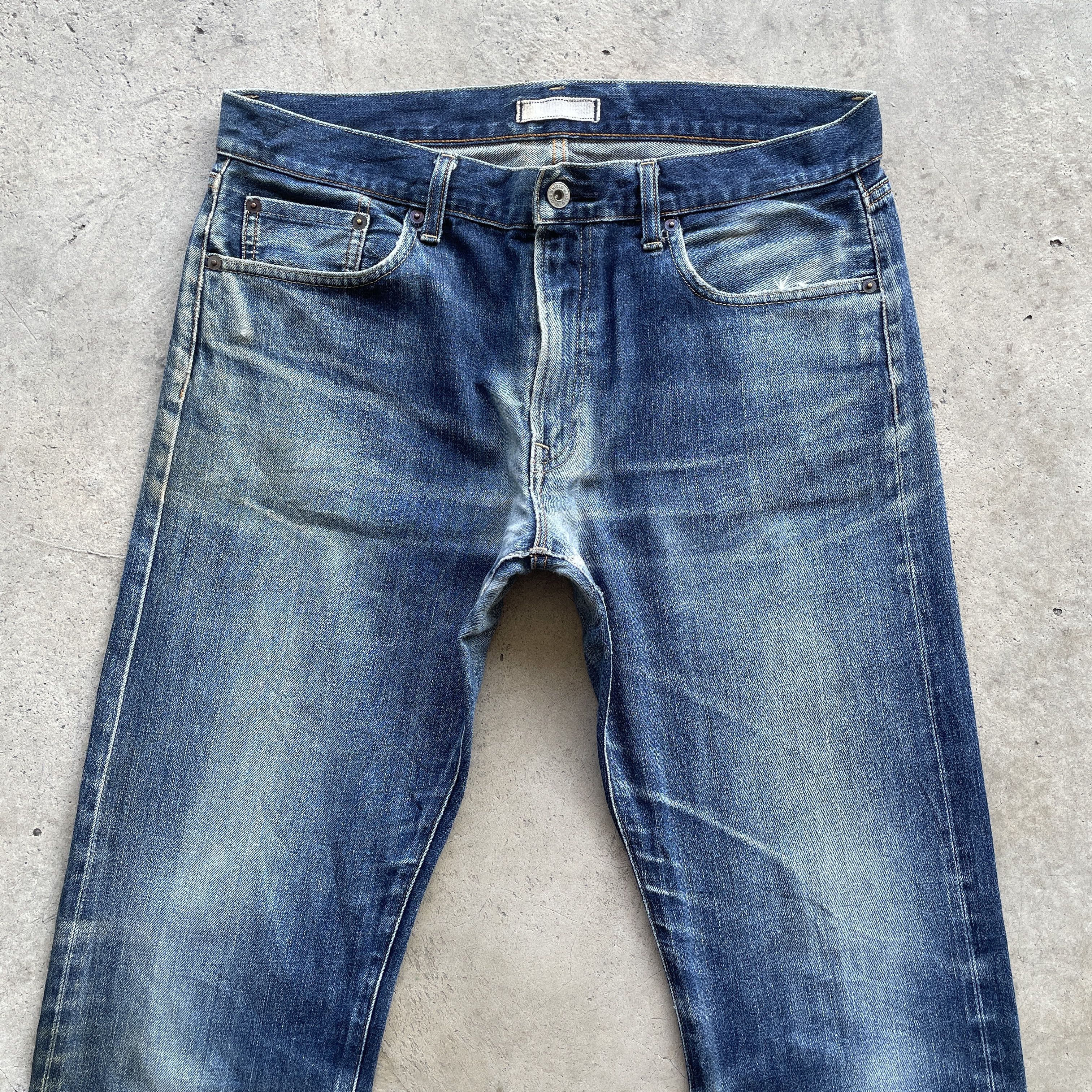 Japanese Brand Vintage Japanese Brand Faded Jeans Denim Pants W35 Size US 35 - 3 Thumbnail