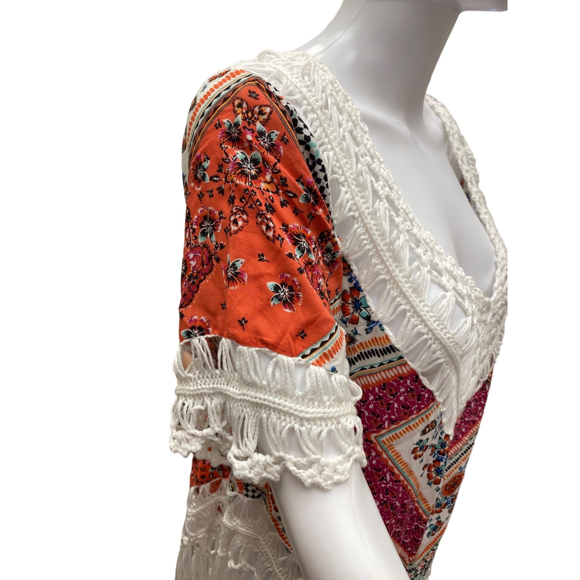 Other Vivid ladies knitted print top size M SKU 566 Size M / US 6-8 / IT 42-44 - 4 Thumbnail