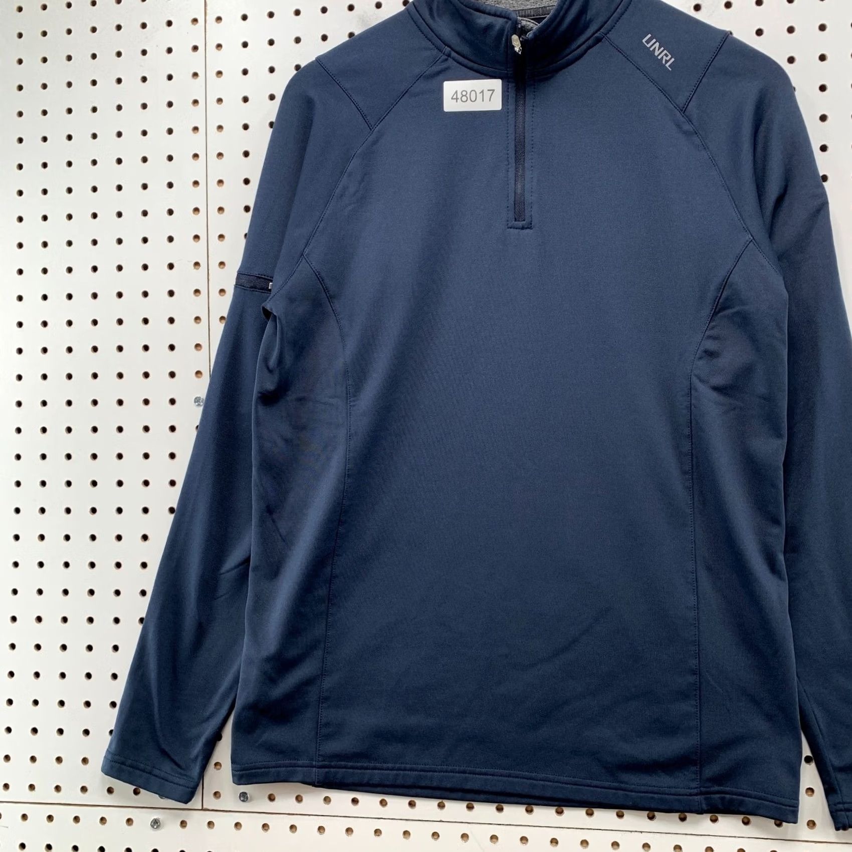 Vintage UNRL Barstool Golf 1/4 Zip Pullover Mens Small Navy Blue Preppy Long Sleeve Shirt Size US S / EU 44-46 / 1 - 3 Thumbnail