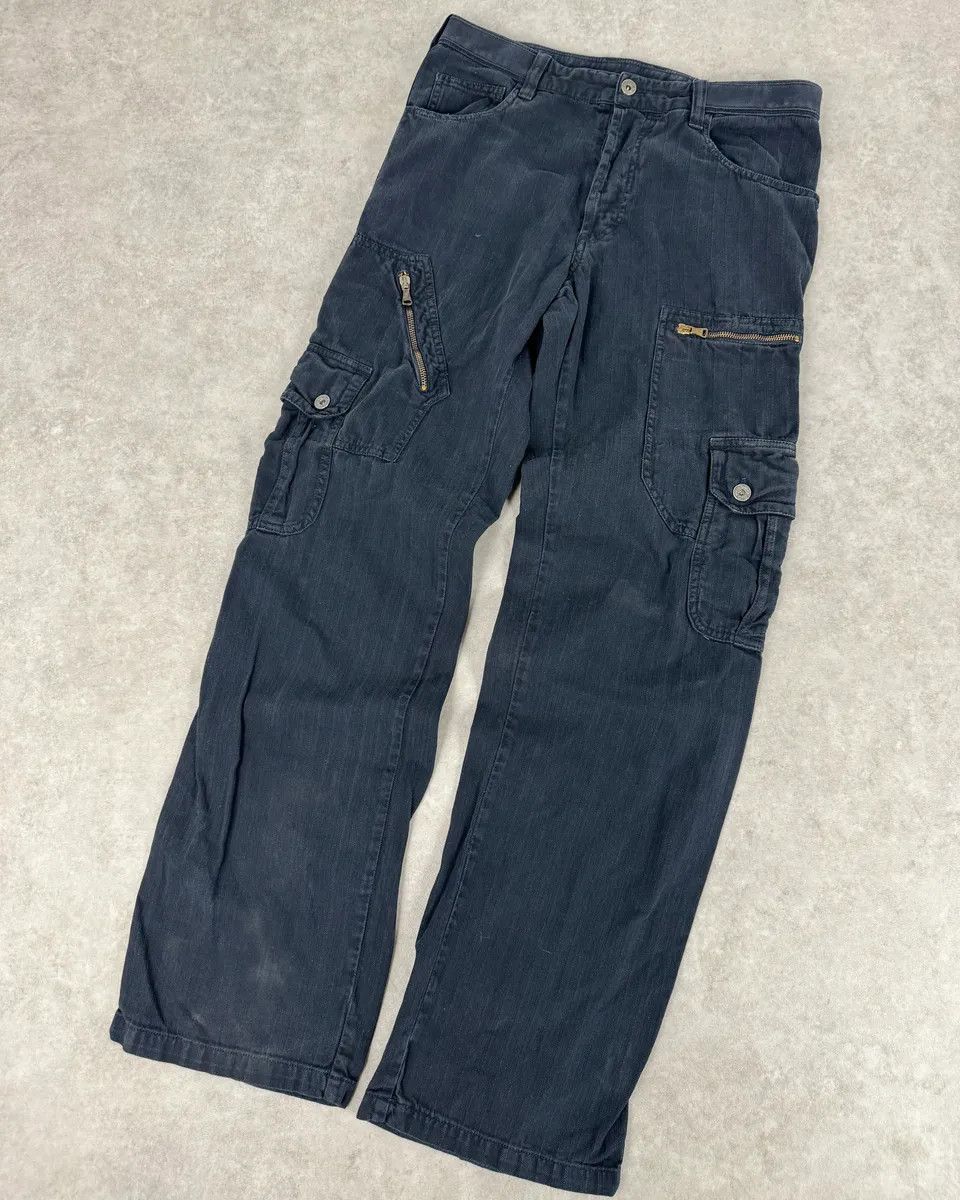 Dolce & Gabbana AW2006 Dolce & Gabbana Navy Multi-Pocket Cargo Pants Size 28" / US 6 / IT 42 - 6 Thumbnail