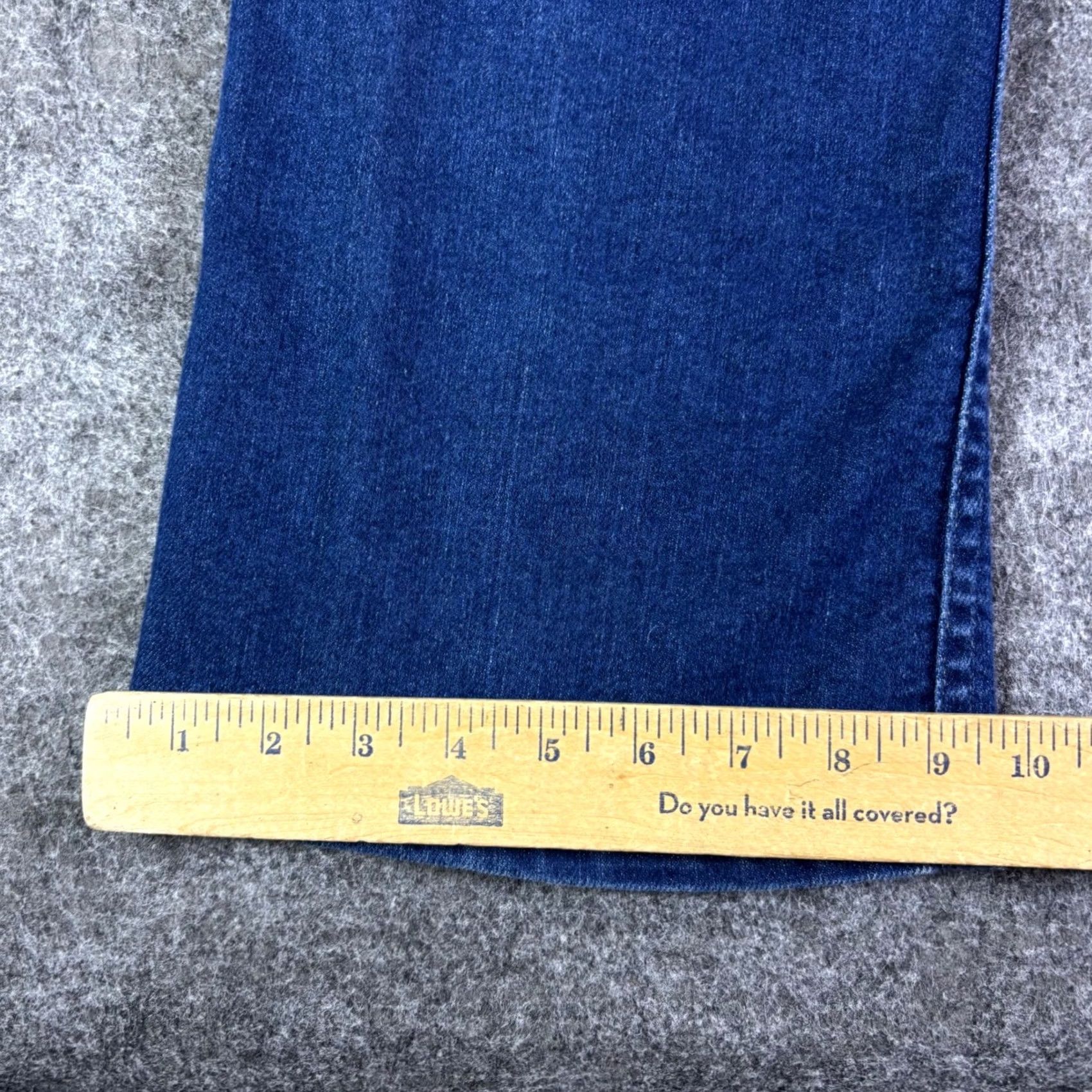 Lee VINTAGE Lee 201-0947 Jeans 38x32 Dark Wash Denim Mens 80s Straight 5-Pocket United States Blue"} Size US 38 / EU 54 - 3 Thumbnail