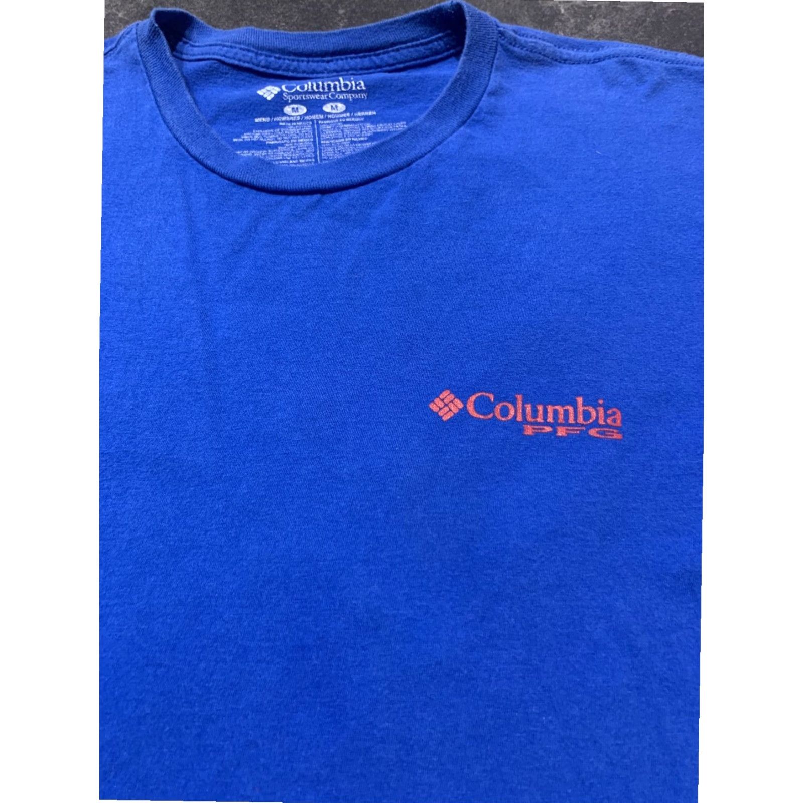 Vintage Columbia PFG Fishing Mens Medium Blue Extra Large XL Size US M / EU 48-50 / 2 - 3 Thumbnail