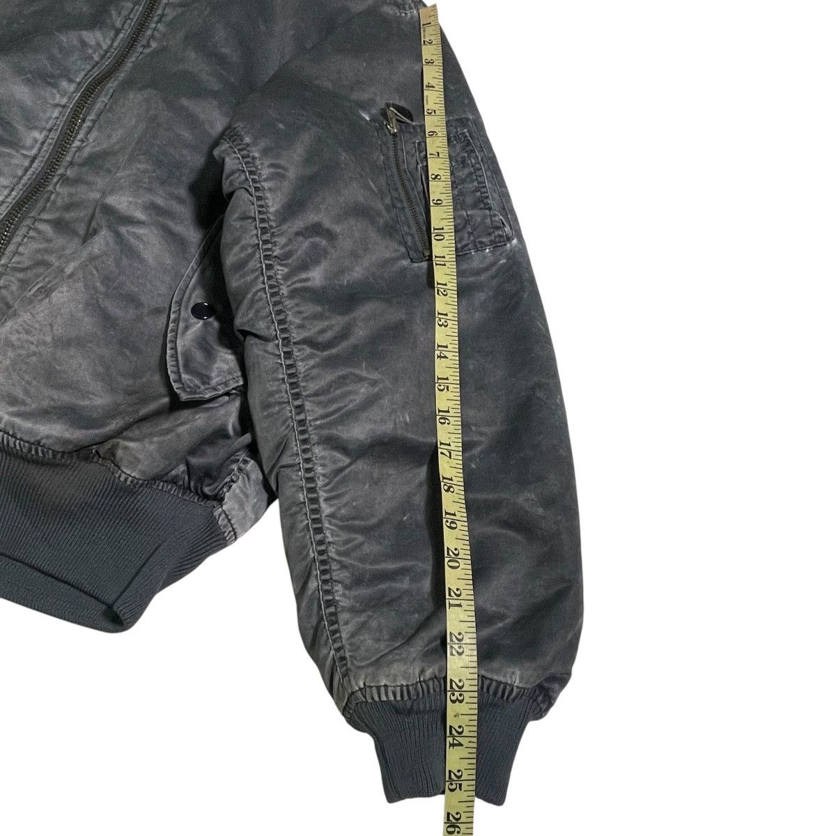 Avirex Vintage 90s MA-1 Bomber Jacket Sun Faded Trashed Distressed Size US M / EU 48-50 / 2 - 14 Thumbnail
