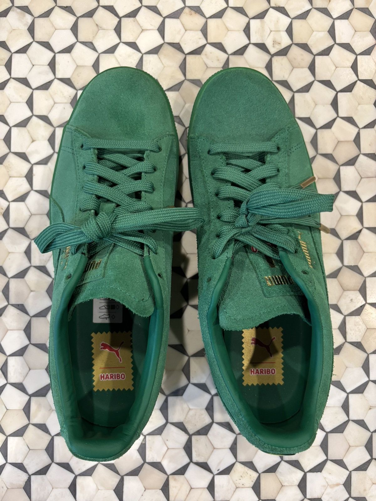 Puma PUMA X HARIBO Suede 'Amazon Green' Size US 8.5 / EU 41-42 - 7 Thumbnail