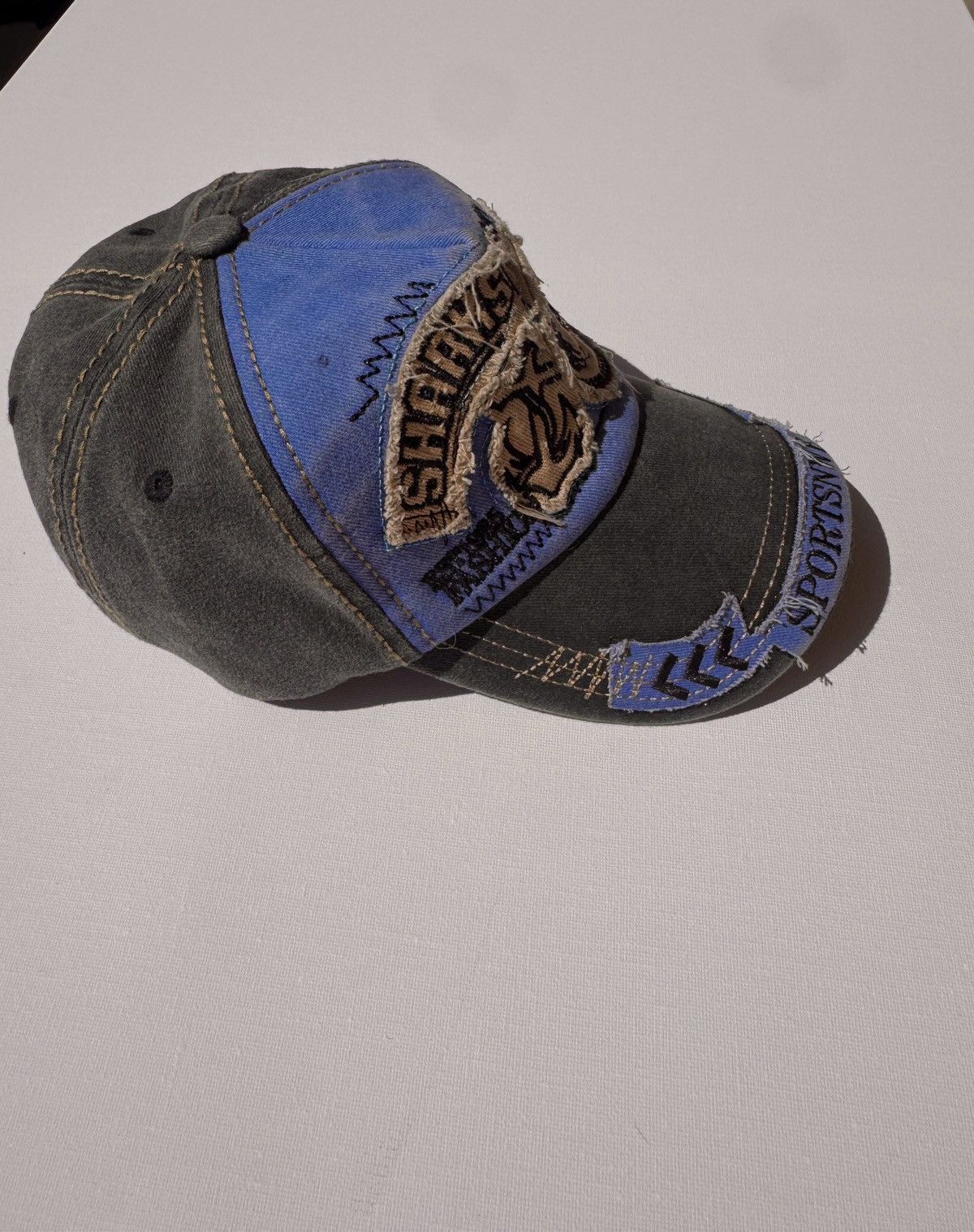 Vintage Sharks hat Size ONE SIZE - 3 Thumbnail