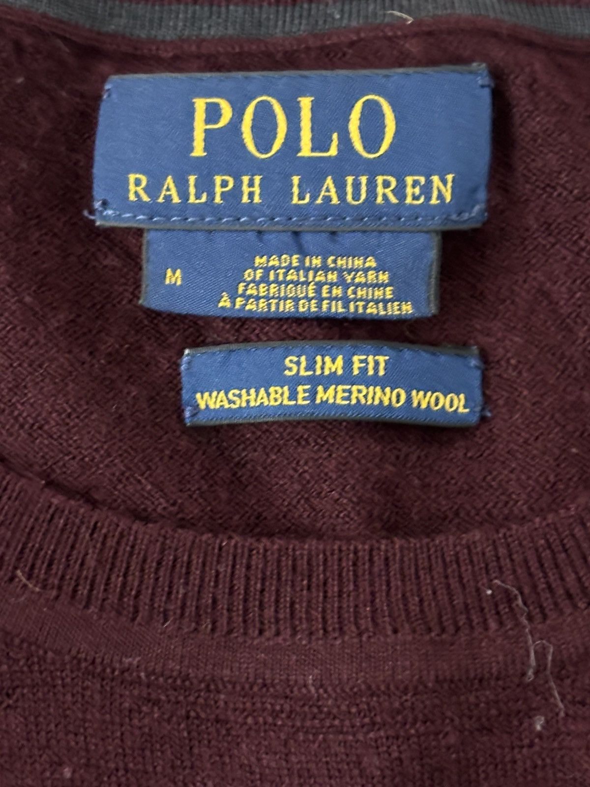 Polo Ralph Lauren Polo Ralph Lauren Crewnek Wool Sweater Size US M / EU 48-50 / 2 - 4 Thumbnail