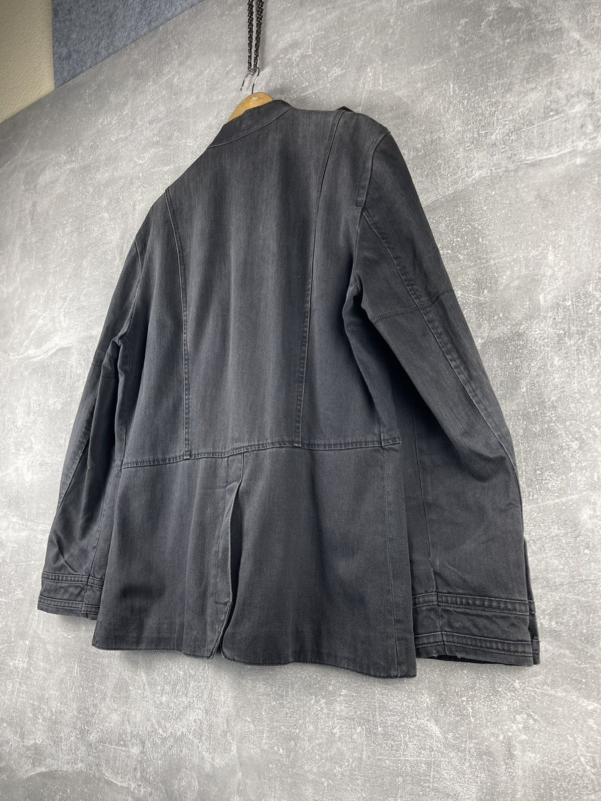 Emporio Armani Armani Exchange A|X Military Denim Jacket Black Size L Size US L / EU 52-54 / 3 - 8 Thumbnail