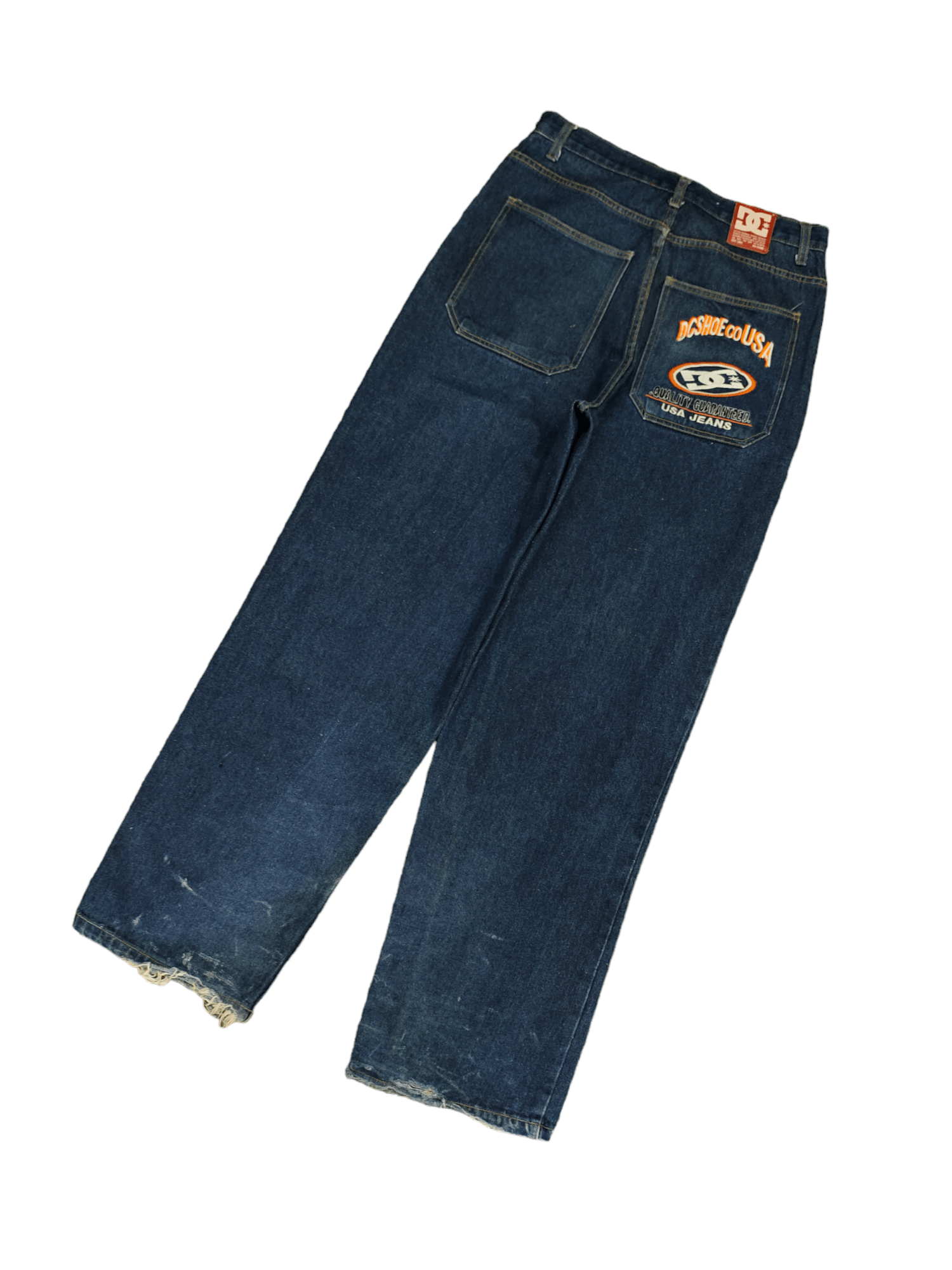 DC DC Embroidered Wide Leg Denim Y2k Jnco Baggy Jeans Size US 32 / EU 48 - 1 Thumbnail