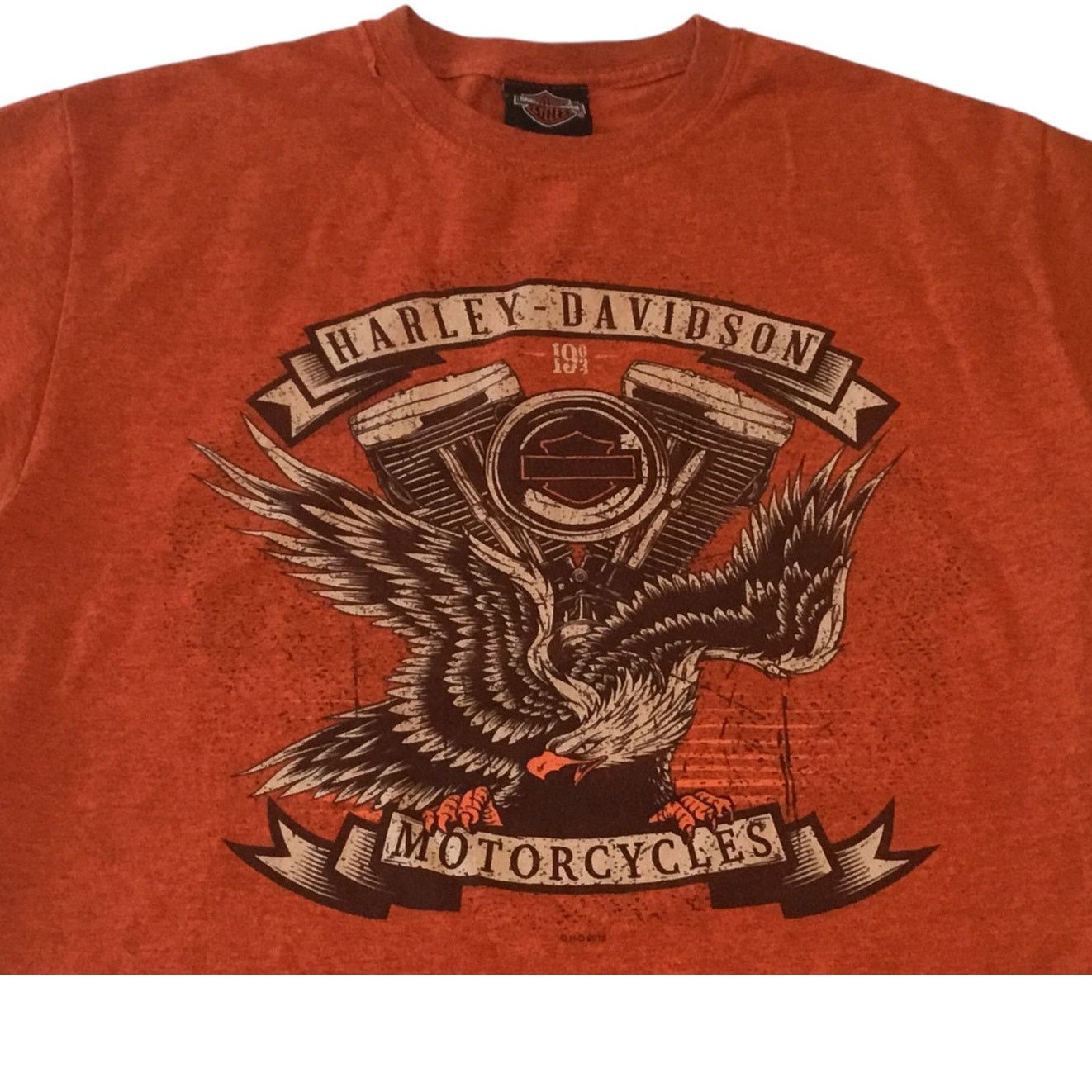 Harley Davidson Harley Davidson T-Shirt Orange Mad River Sandusky OH Medium Size US M / EU 48-50 / 2 - 2 Thumbnail