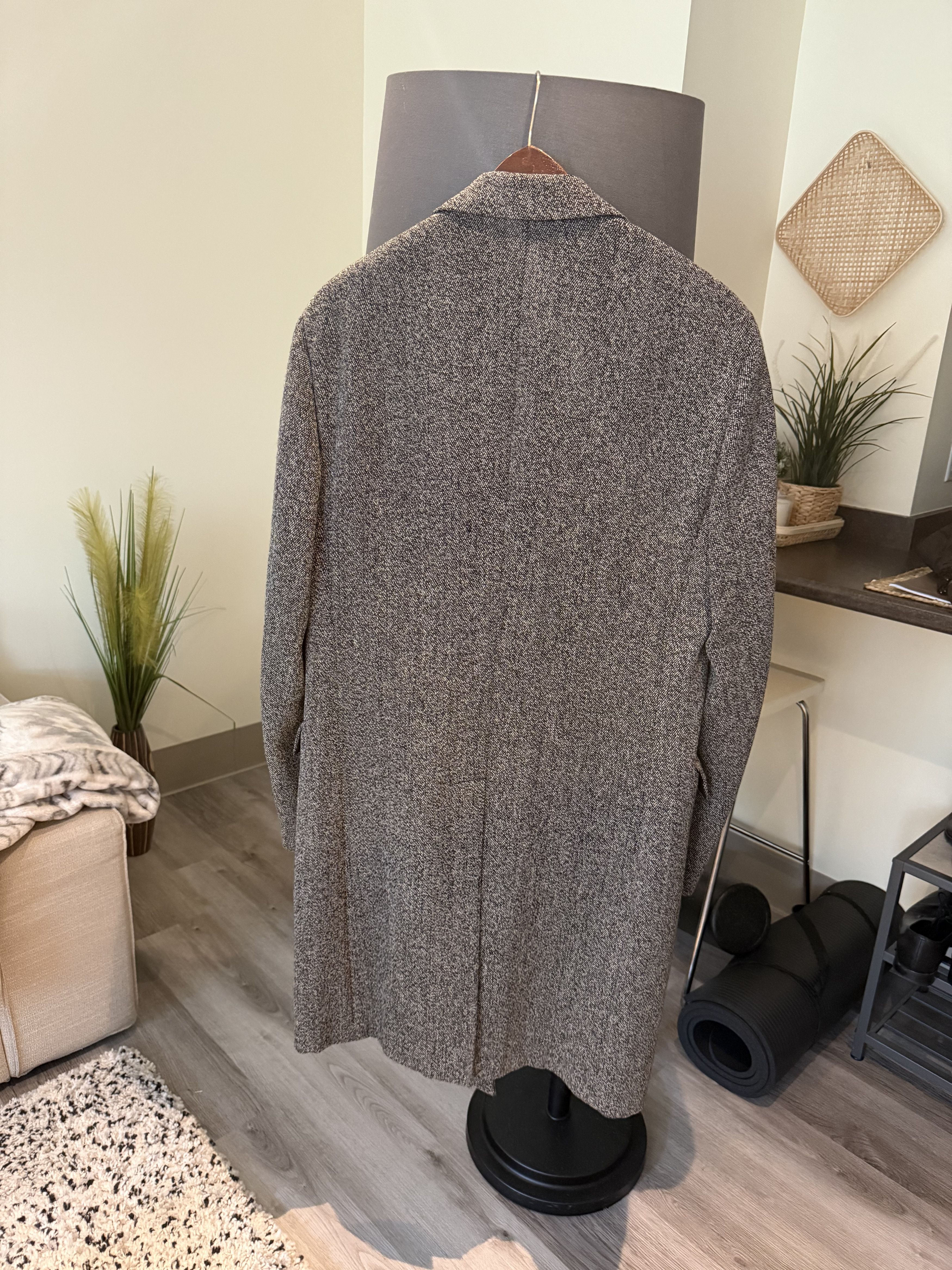 Prada Prada Gray Tweed Coat IT50 Size US M / EU 48-50 / 2 - 2 Thumbnail