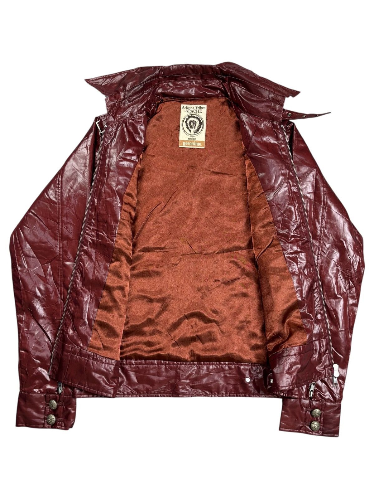 Ekam 2000s Geronimo - Arizona Tribes Apache Red Jacket Size US M / EU 48-50 / 2 - 4 Thumbnail