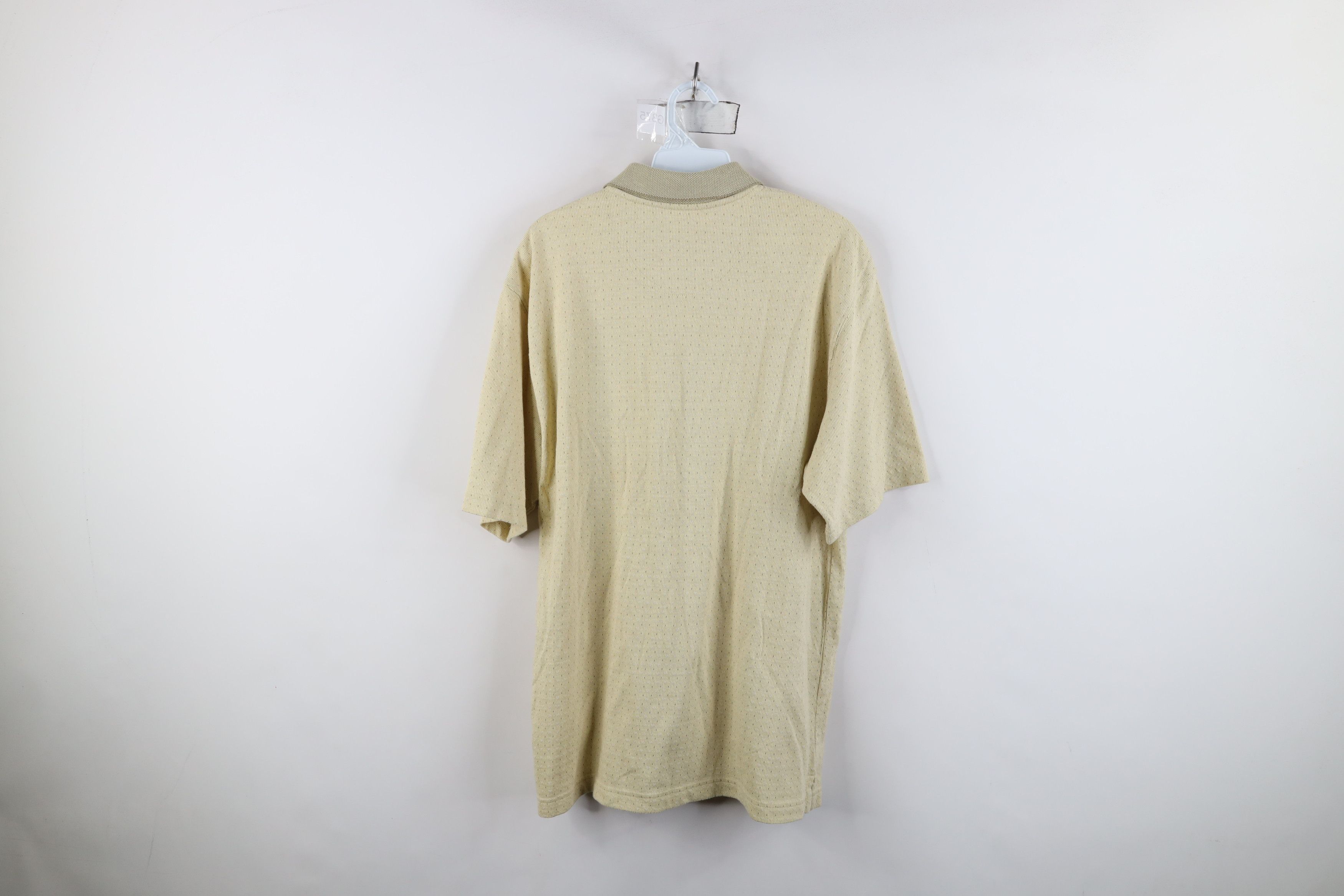 Vintage Vintage 90s Streetwear Knit Collared Golf Polo Shirt Yellow Size US S / EU 44-46 / 1 - 12 Thumbnail