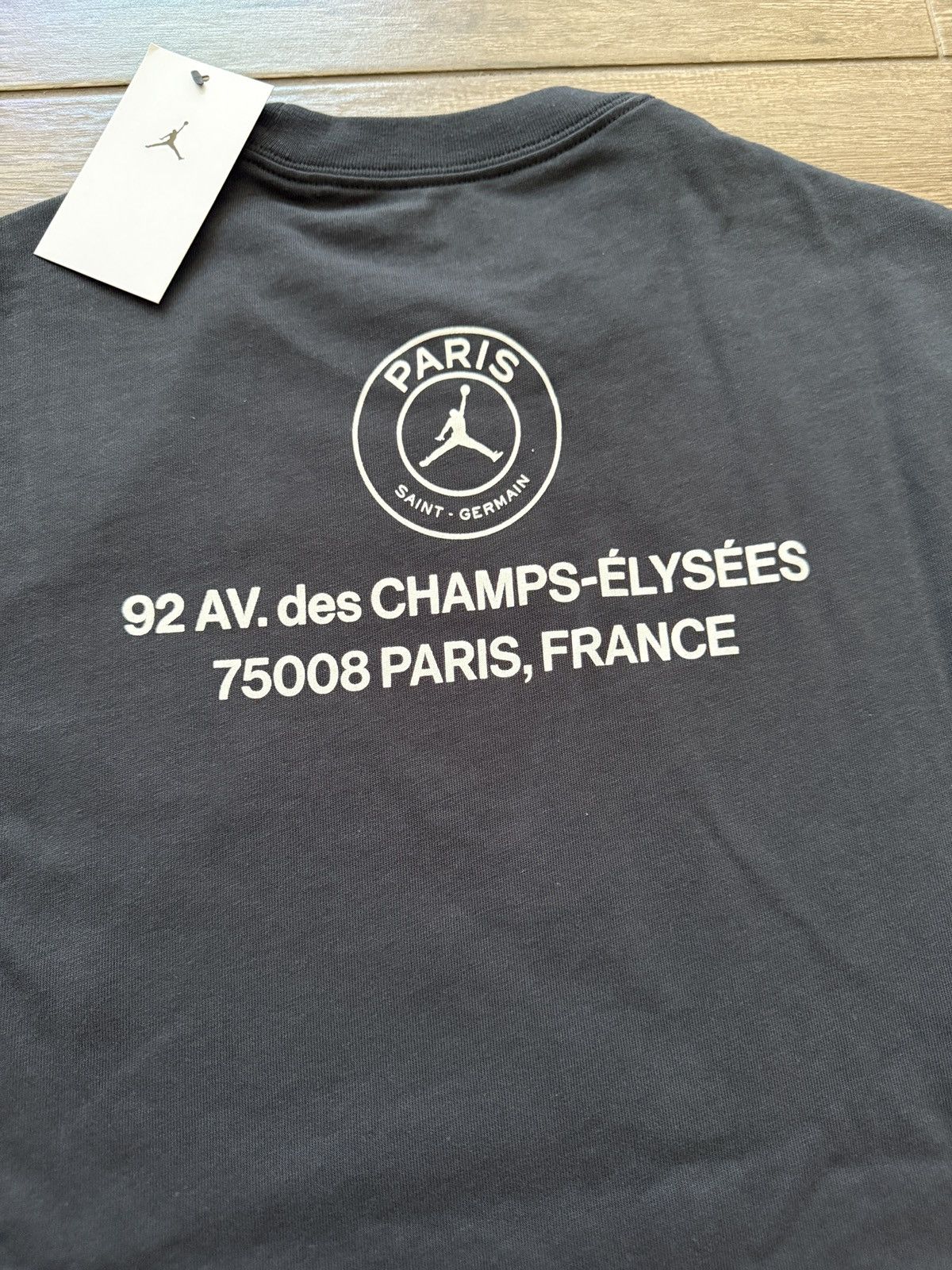 Nike Nike Jordan PSG Paris Saint Germain T-Shirt Black FV7734 045 Size US M / EU 48-50 / 2 - 11 Thumbnail