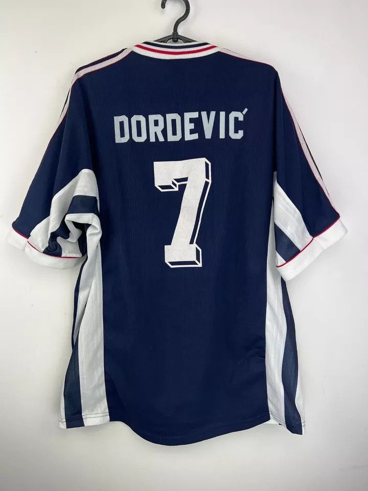 Vintage Vintage Yugoslavia 1998 - 2000 Home #7 Đorđević FOOTBALL Size US L / EU 52-54 / 3 - 10 Thumbnail