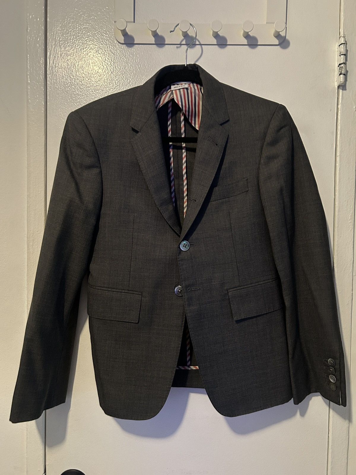 Thom Browne Thom Browne Gray Blazer 00 Made in Japan Short Suit Size 34S - 1 Thumbnail