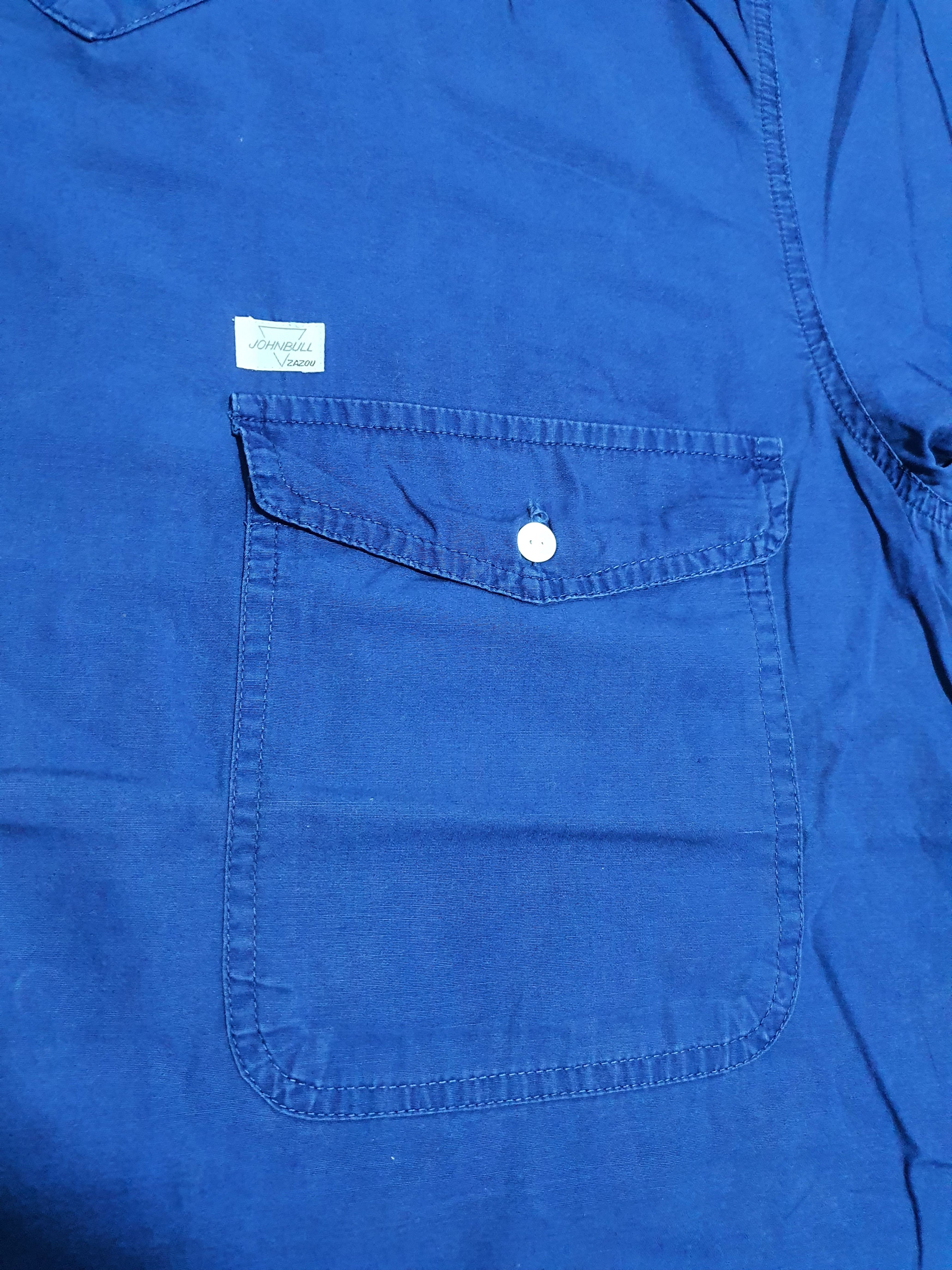 Japanese Brand × Johnbull JOHNBULL 22”/29” 3 QUARTER DESIGNER HOSPITAL SHIRT Size US M / EU 48-50 / 2 - 4 Thumbnail