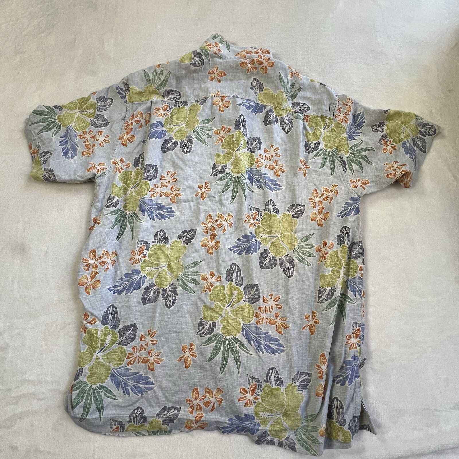 Tommy Bahama Vintage Tommy Bahama Hawaiian Shirt Size Large Floral Blue S Size US L / EU 52-54 / 3 - 6 Thumbnail