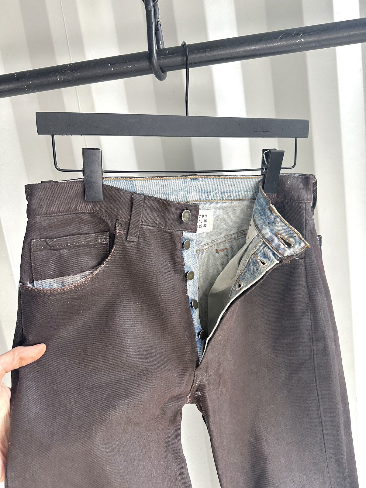 Maison Margiela Artisanal Painted Denim Size US 30 / EU 46 - 2 Thumbnail