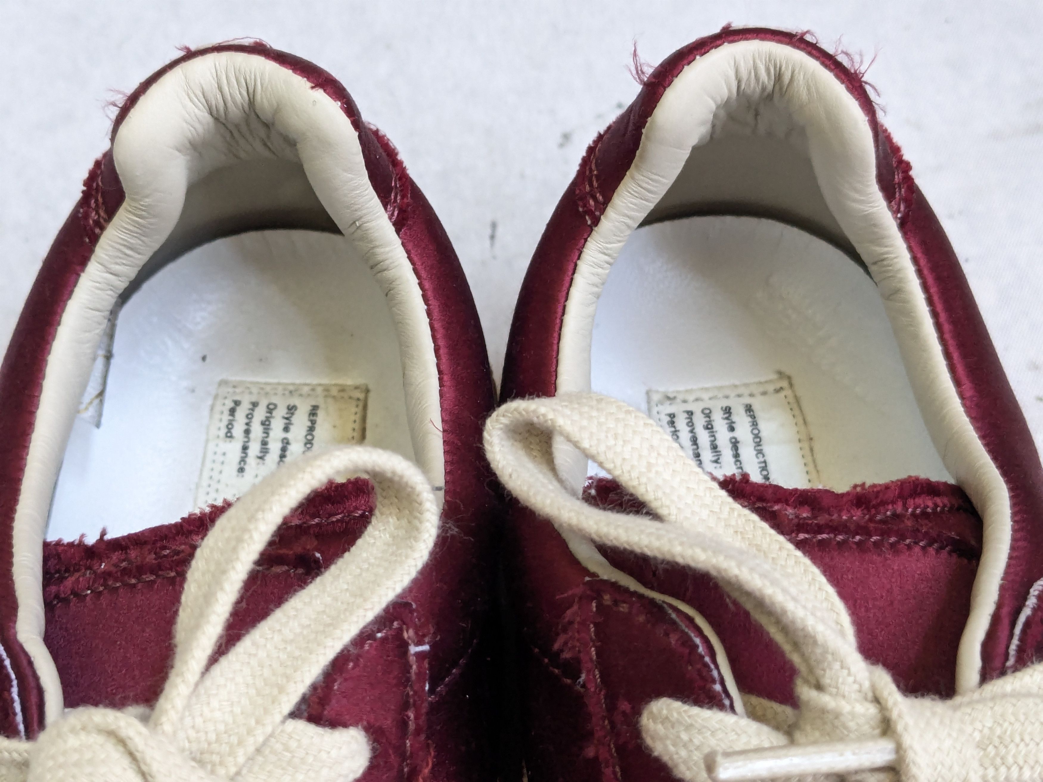 Maison Margiela Maison Margiela Replica GAT Pink Burgundy Satin 8 38 Gum Size US 8 / IT 38 - 6 Thumbnail