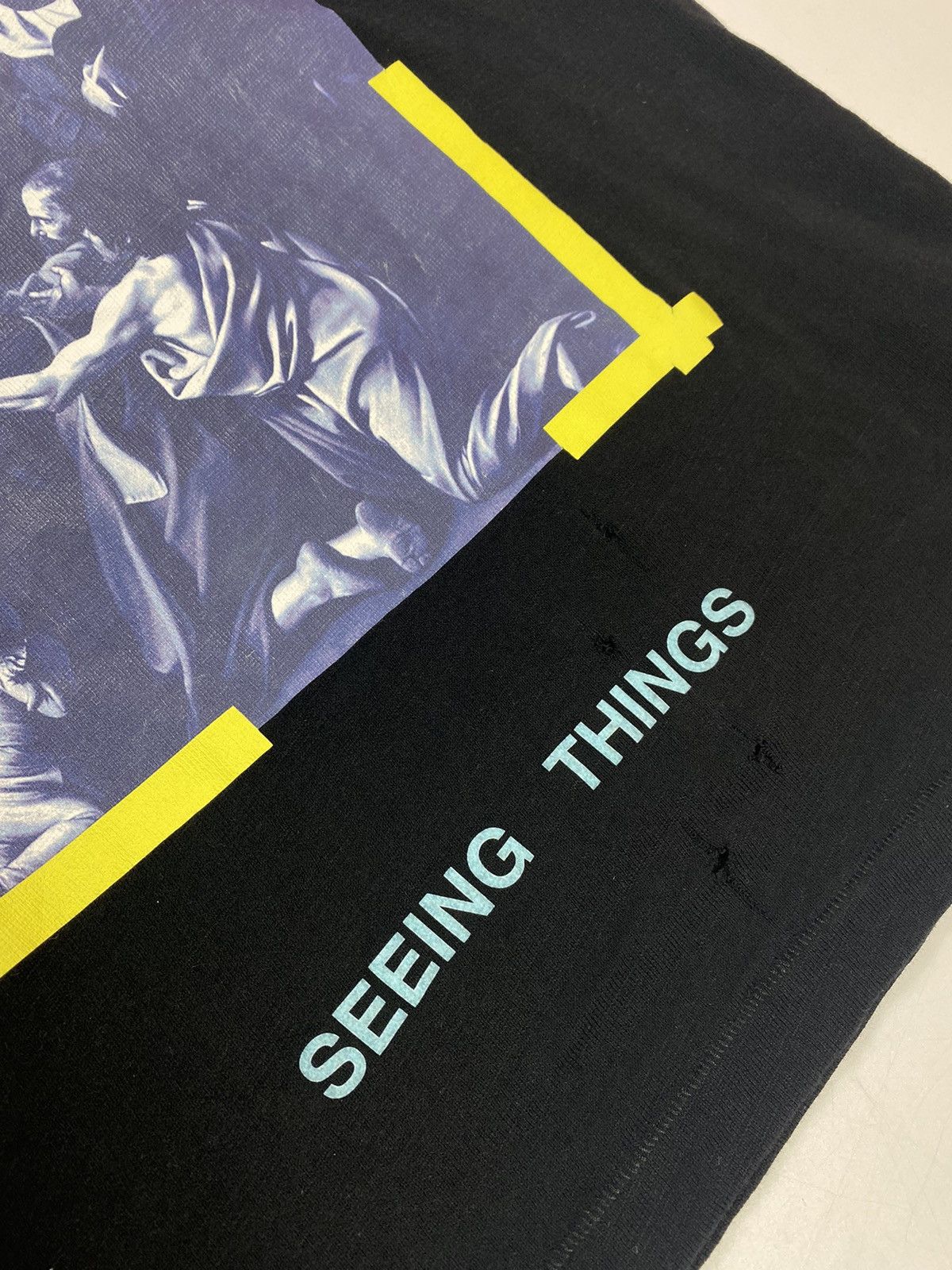 Off-White Off-White Seeing Things Caravaggio Tee S 2013 Virgil Abloh Size US M / EU 48-50 / 2 - 5 Thumbnail