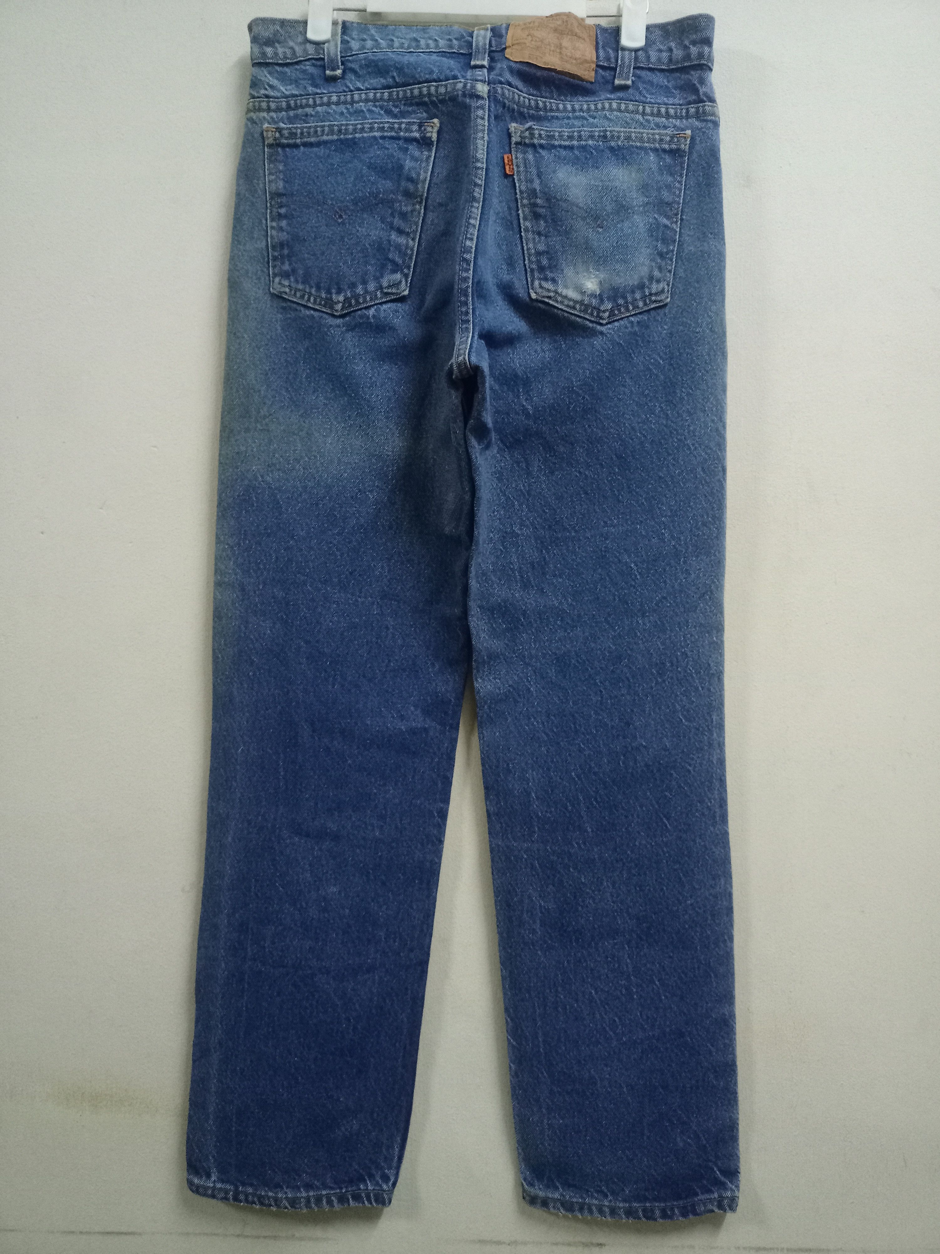Levi's × Levi's Vintage Clothing Vintage 90s Levis 509 Orange Tab Distressed Blue Jeans Size US 31 - 2 Thumbnail