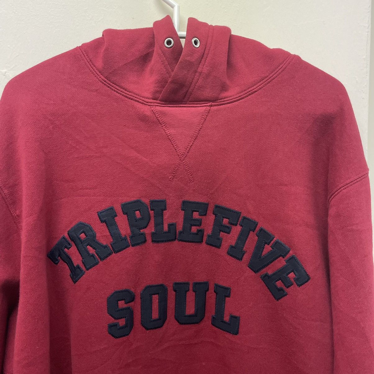Triple 5 Soul × Vintage Triple 5 Soul Spellout Hoodie vintage Size US L / EU 52-54 / 3 - 2 Thumbnail