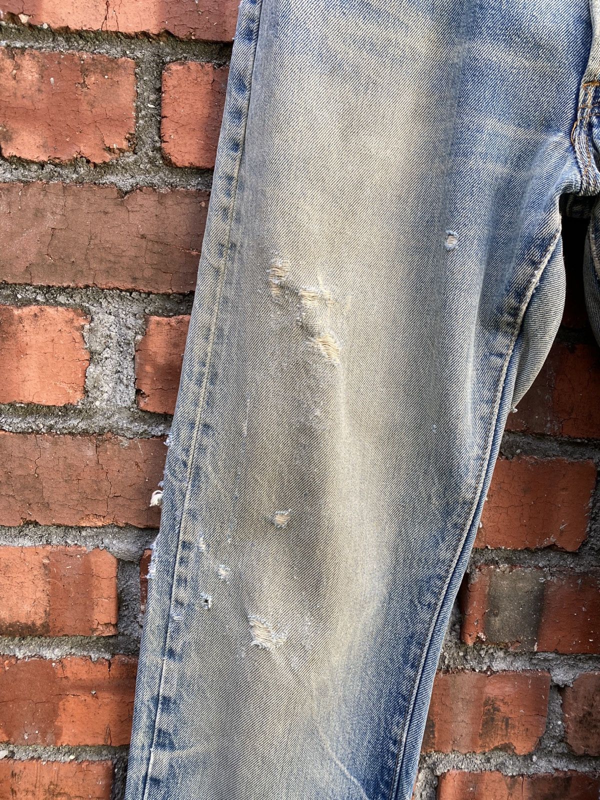 Levi's Vintage Clothing W30x32 vintage levi's redline distressed ripped jeans USA Size US 30 / EU 46 - 7 Thumbnail