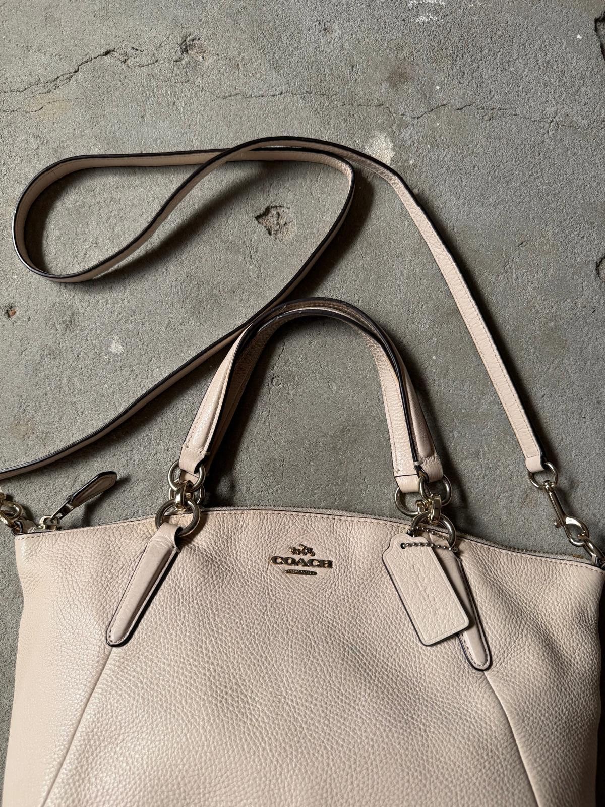 Coach Coach 2Way Kelsey Leather Shoulder Bag White Size ONE SIZE - 5 Thumbnail