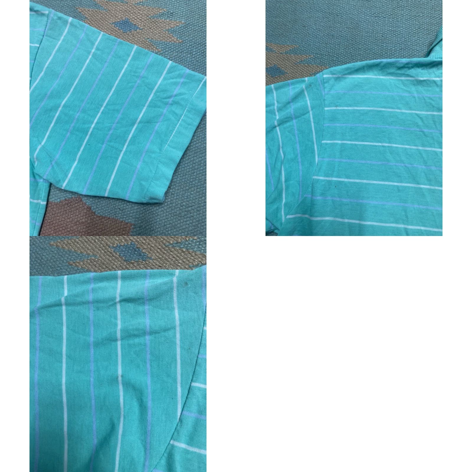 Vintage VINTAGE 80s 90s short sleeve polo shirt striped blue golf stained adult medium Nike Shirt Size US M / EU 48-50 / 2 - 8 Thumbnail