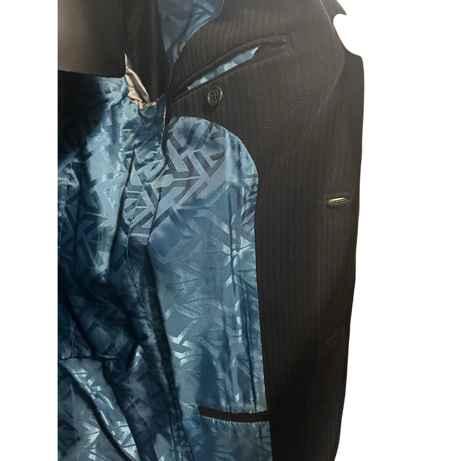 Armani Exchange Armani Exchange Men’s Pinstripe Suit - Size 32 REG Size 38S - 7 Thumbnail