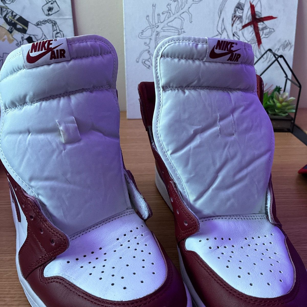 Jordan Brand Burgandy air jordan one mid Size US 10 / EU 43 - 3 Thumbnail