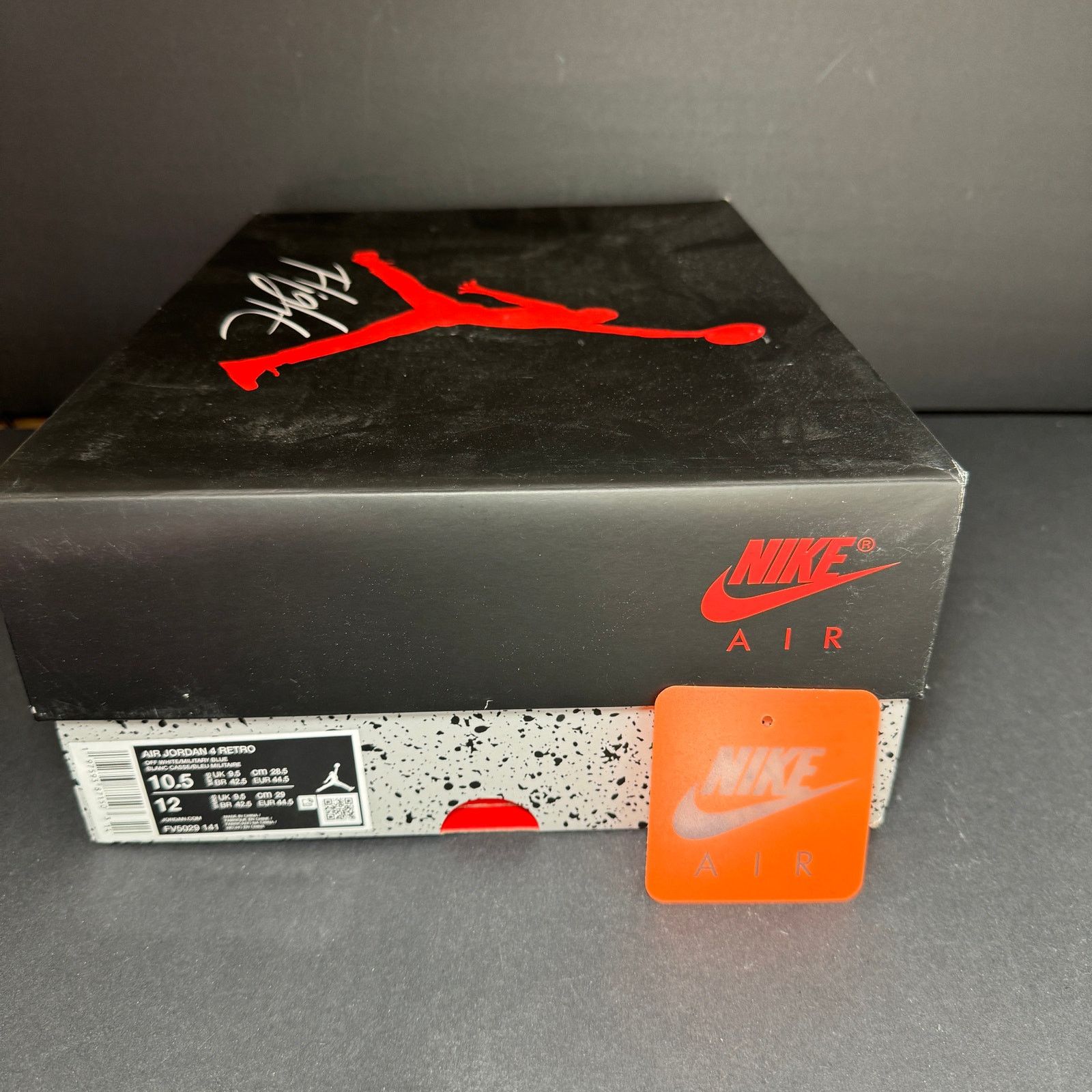 Jordan Brand × Nike Size 10.5 Air Jordan 4 Retro Military Blue 2024 Men's Shoes Size US 10.5 / EU 43-44 - 12 Thumbnail