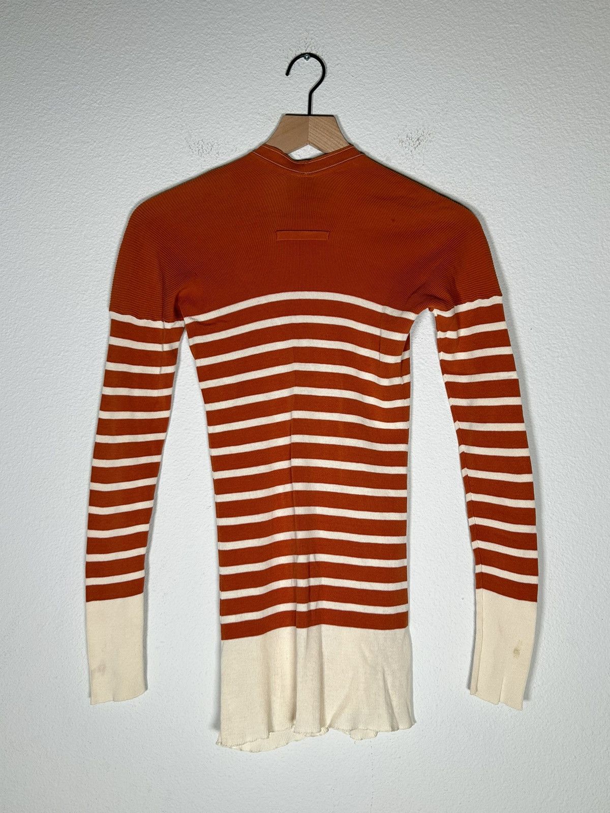 Jean Paul Gaultier 00’s Knit Striped Cardigan Size US S / EU 44-46 / 1 - 3 Thumbnail