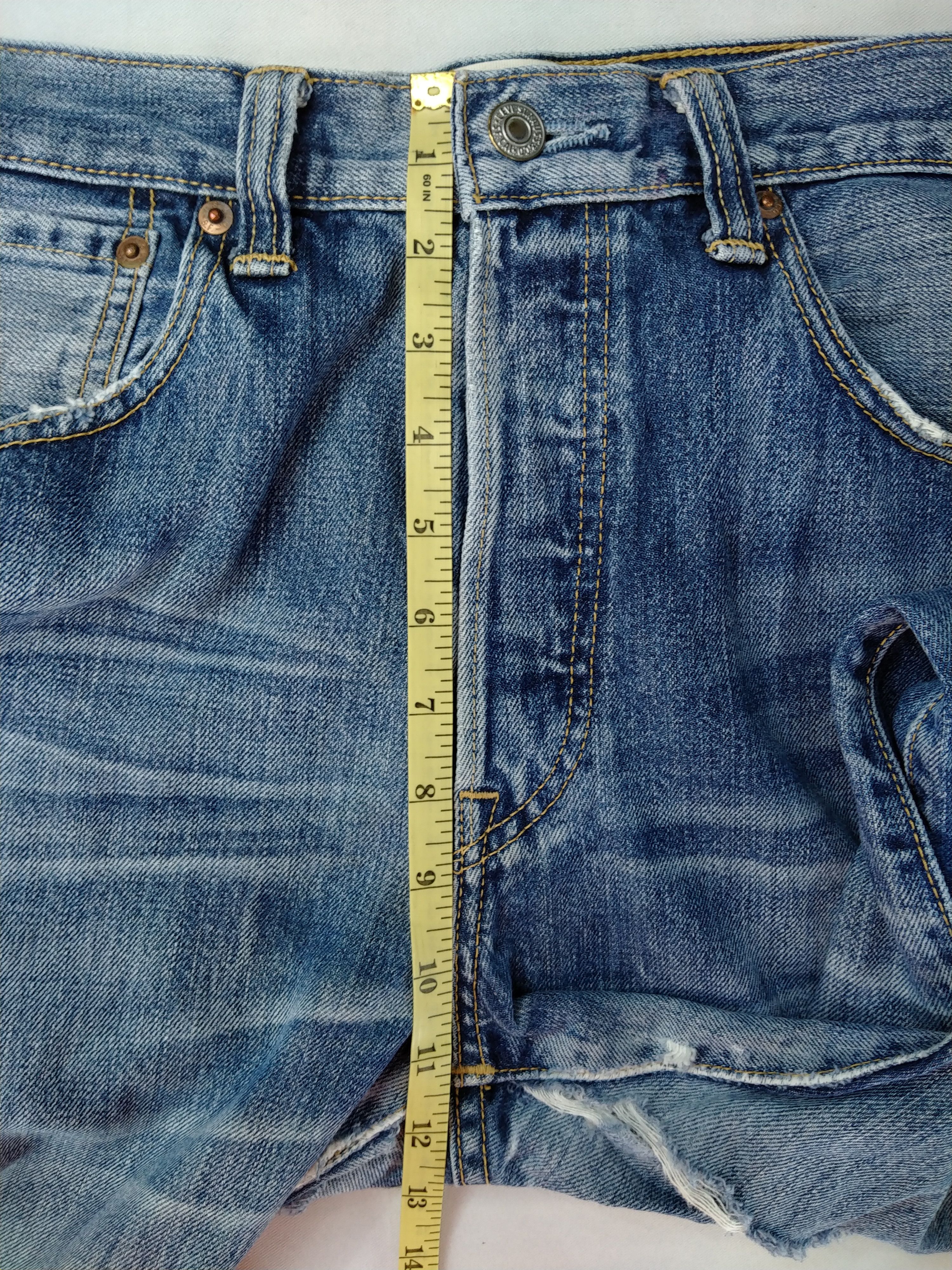 Japanese Brand Vintage Levi's 501 Distressed Denim 33x31.5 -JN135 Size US 33 - 6 Thumbnail
