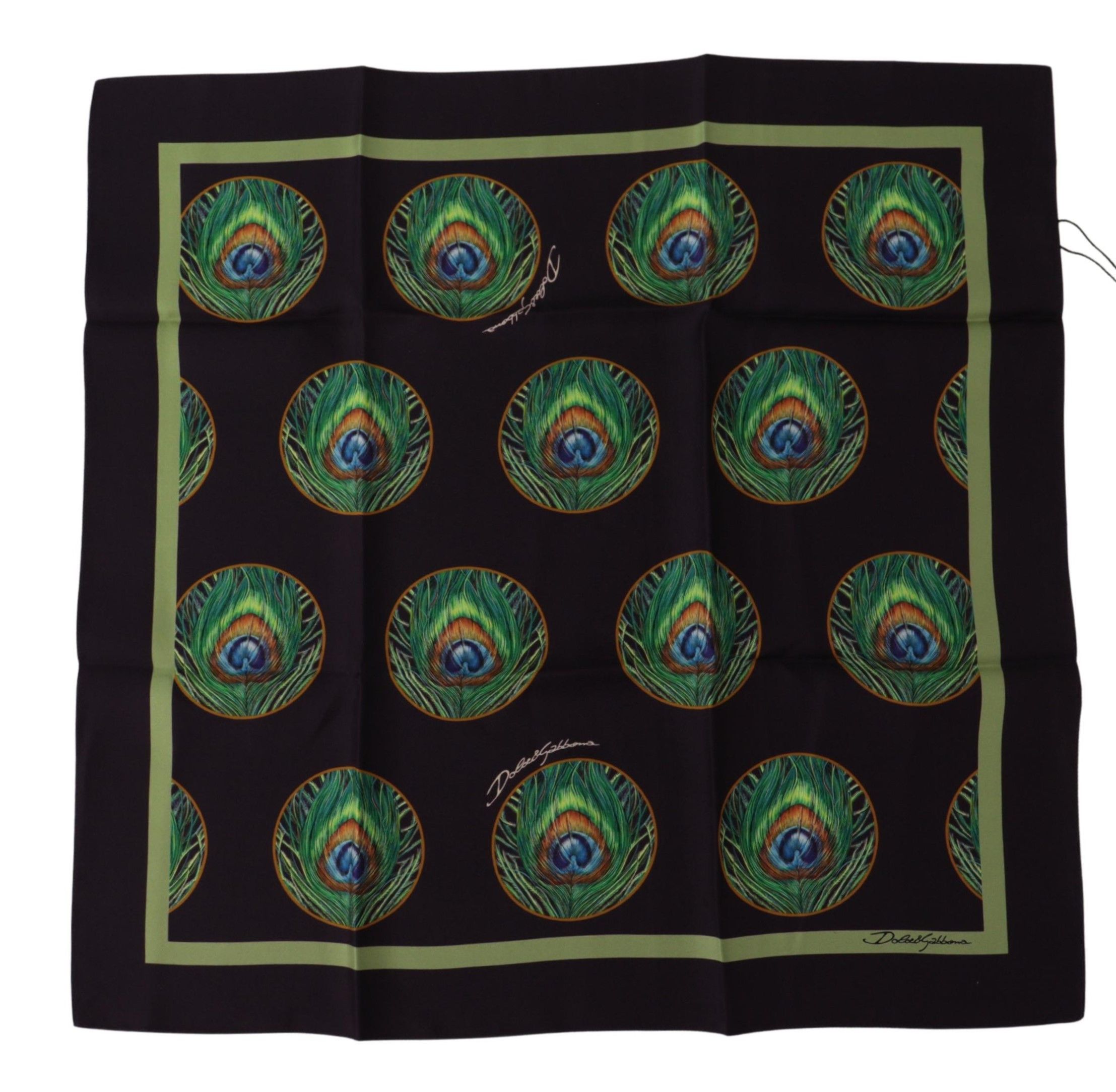 Dolce & Gabbana Elegant Silk Square Scarf Men's Wrap Size ONE SIZE - 1 Thumbnail